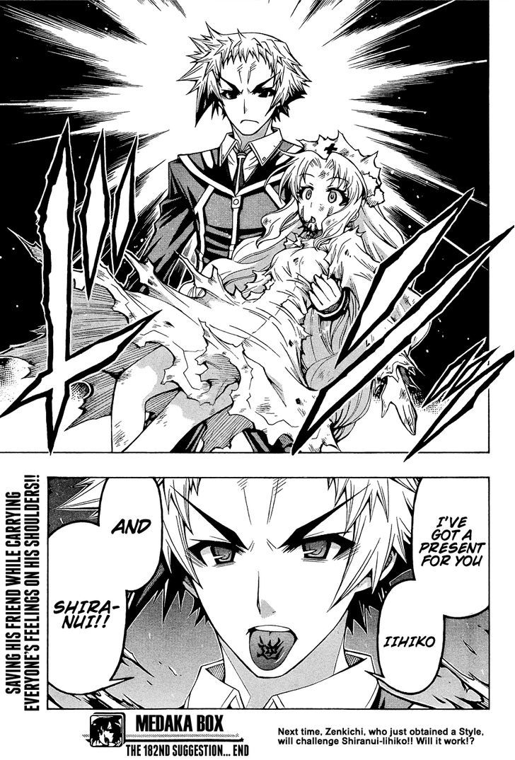 Medaka Box - Vol.21 Chapter 182 : My Words Will Reach