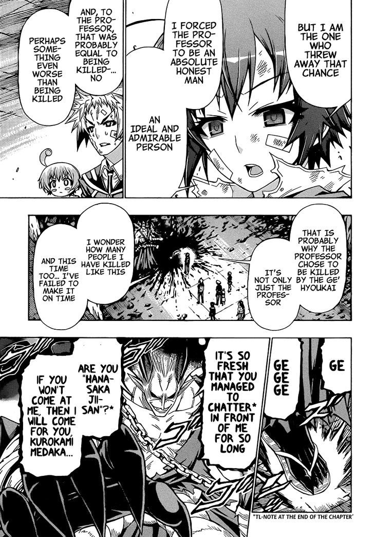 Medaka Box - Vol.21 Chapter 178 : I Cannot Promise That