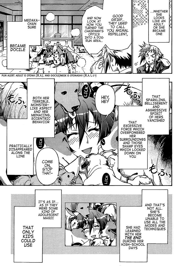 Medaka Box - Vol.22 Chapter 192 : Kurokami Medaka Is Still Well (End)