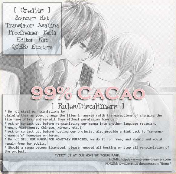 99% Cacao - Vol.1 Chapter 1 : In This World, Peace Is Best