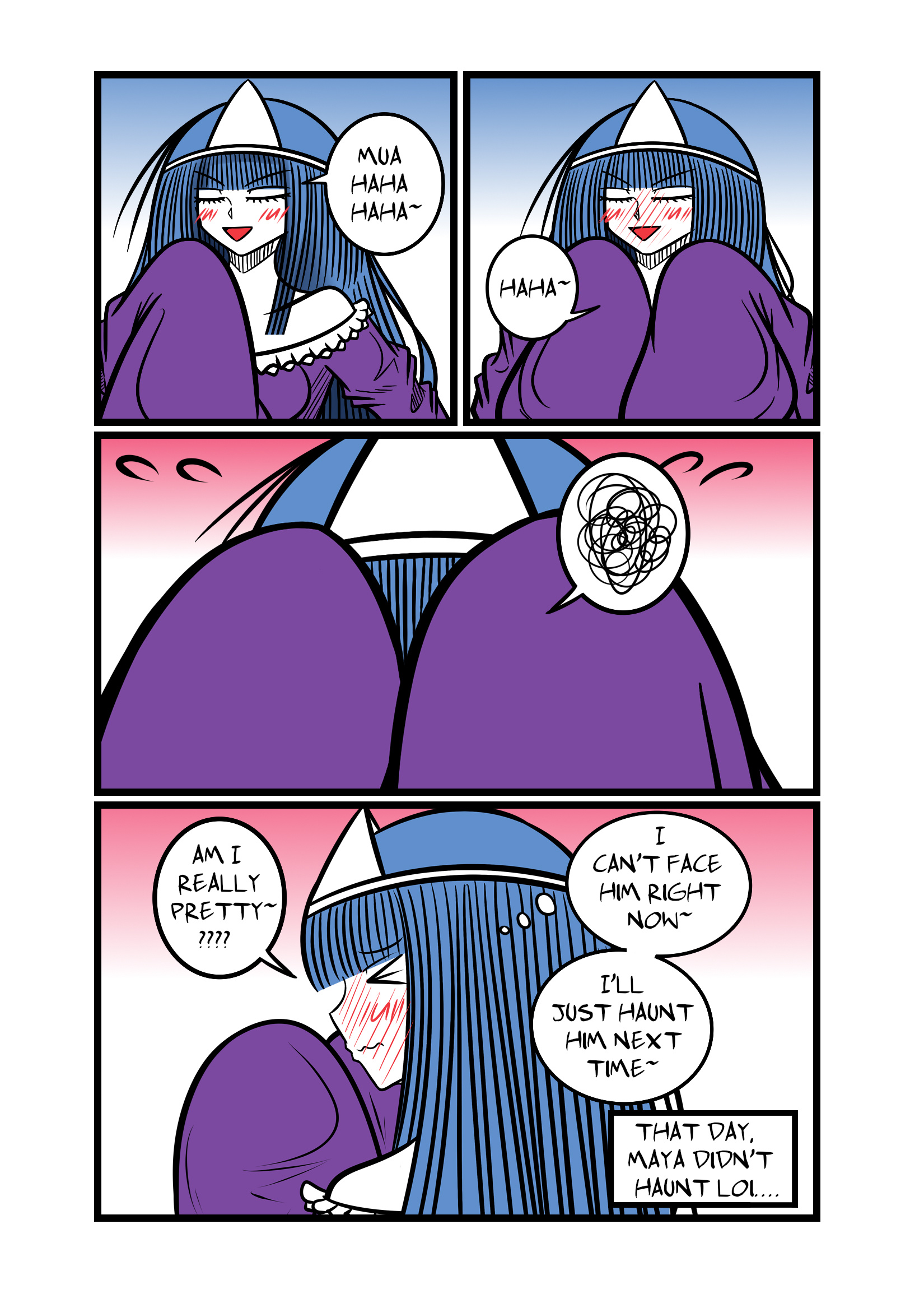 Oh My Ghost Webcomic - Vol.1 Chapter 4: Boo~!