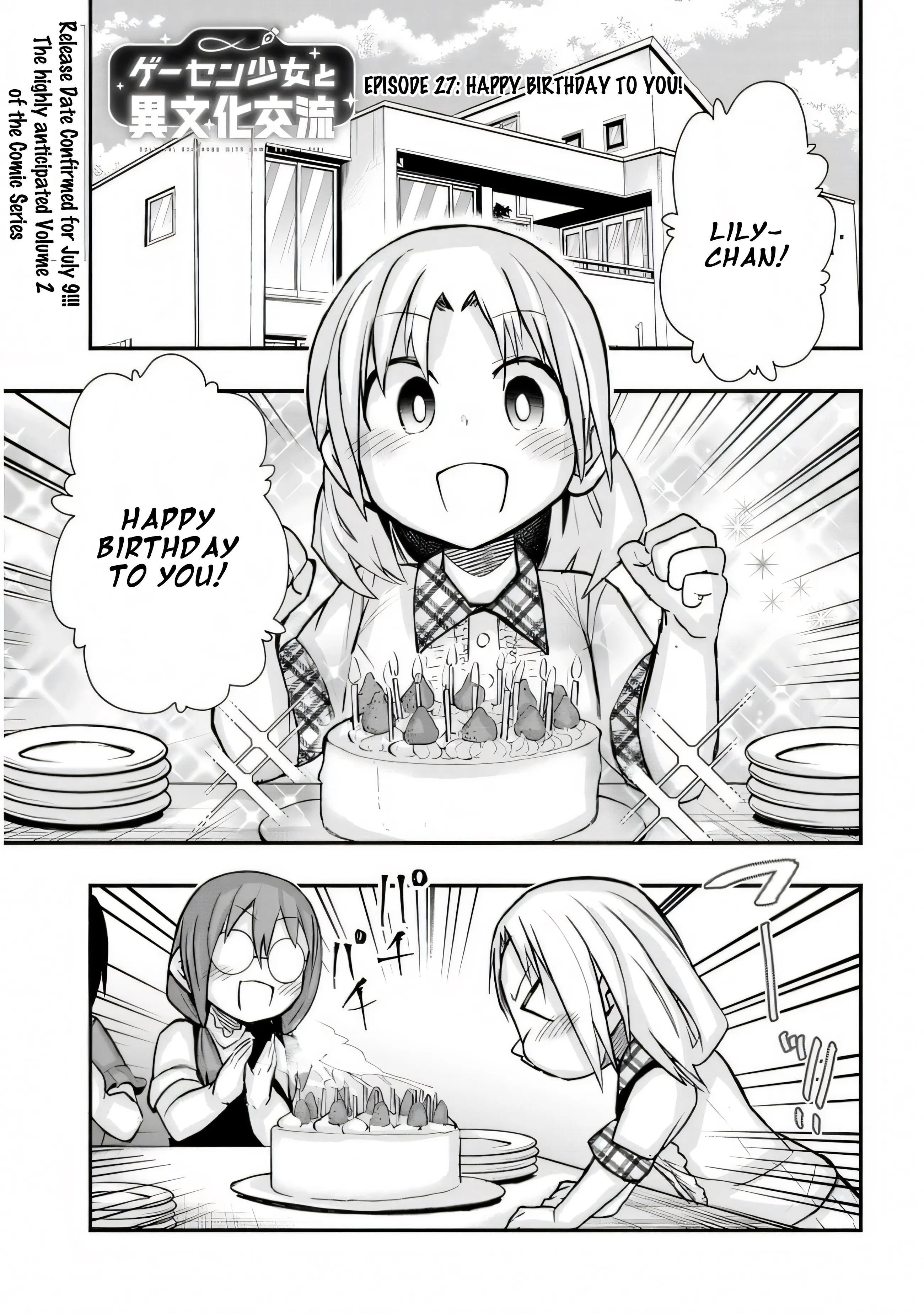 Geesen Shoujo To Ibunka Kouryuu - Vol.3 Chapter 27: Happy Birthday To You!