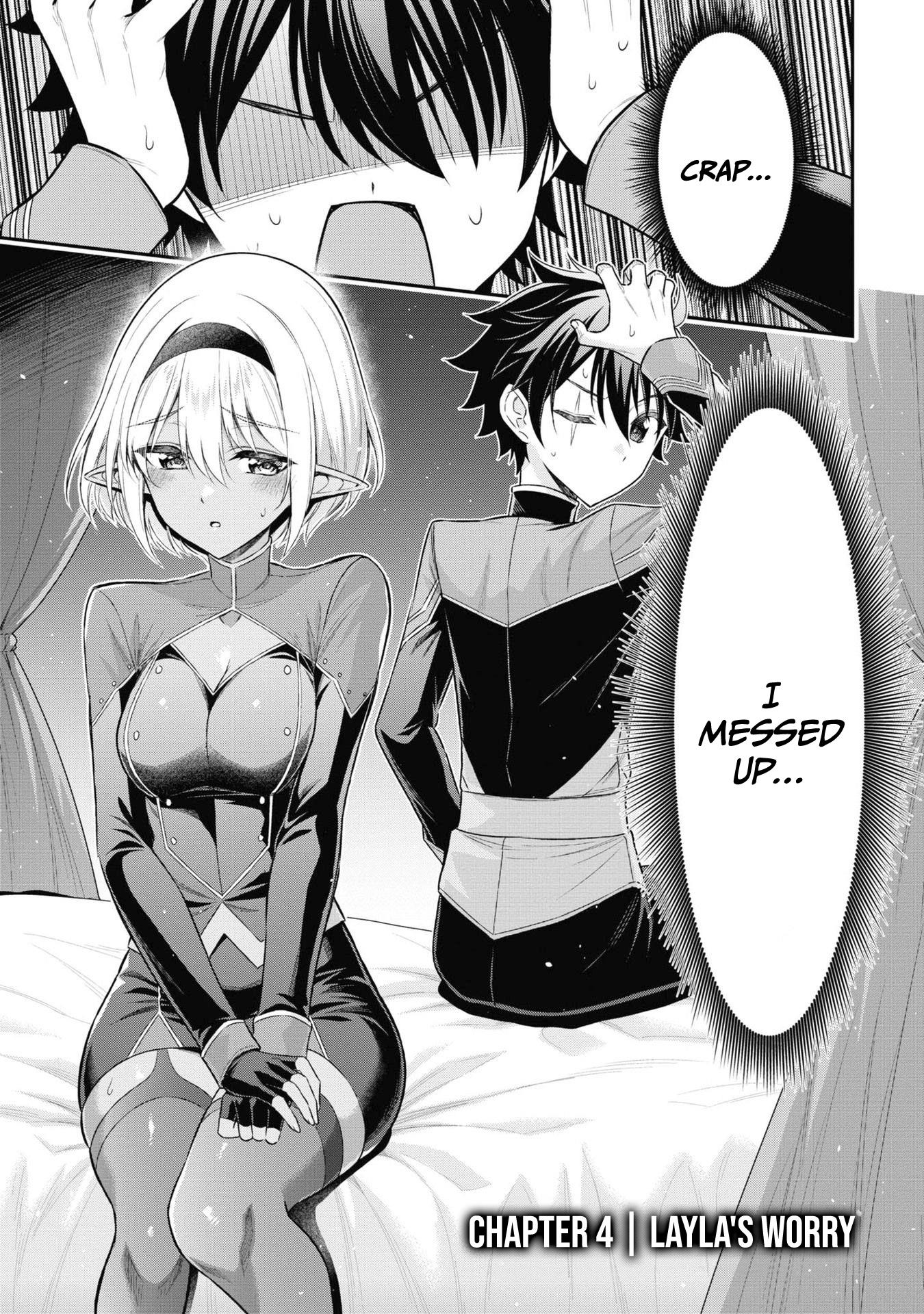 Kuro No Senki Ii: Isekai Teni Shita Boku Ga Saikyou Na No Wa Bed No Ue Dake No You Desu - Vol.1 Chapter 4: Layla's Worry