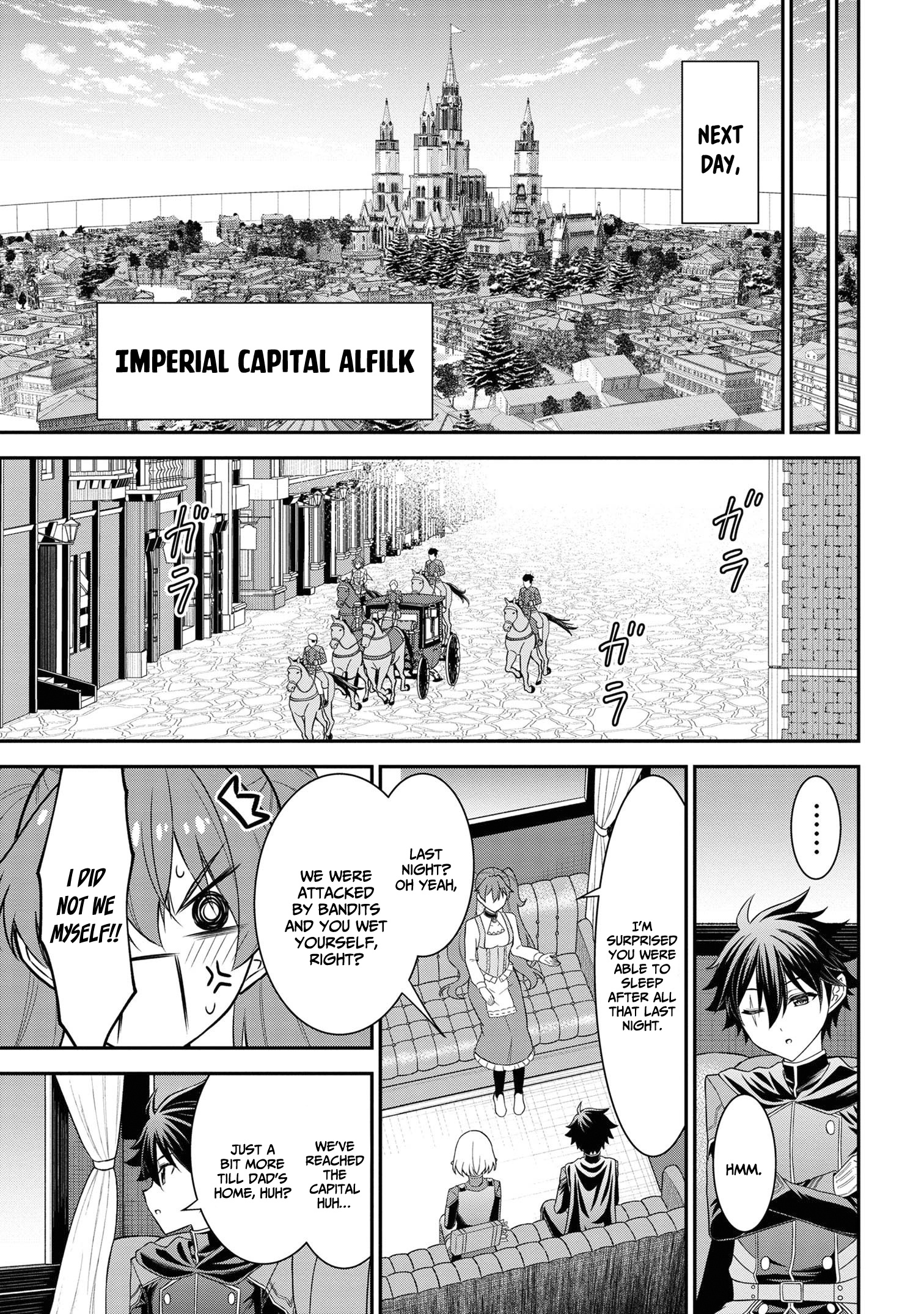 Kuro No Senki Ii: Isekai Teni Shita Boku Ga Saikyou Na No Wa Bed No Ue Dake No You Desu - Vol.1 Chapter 5.1: Imperial Capital