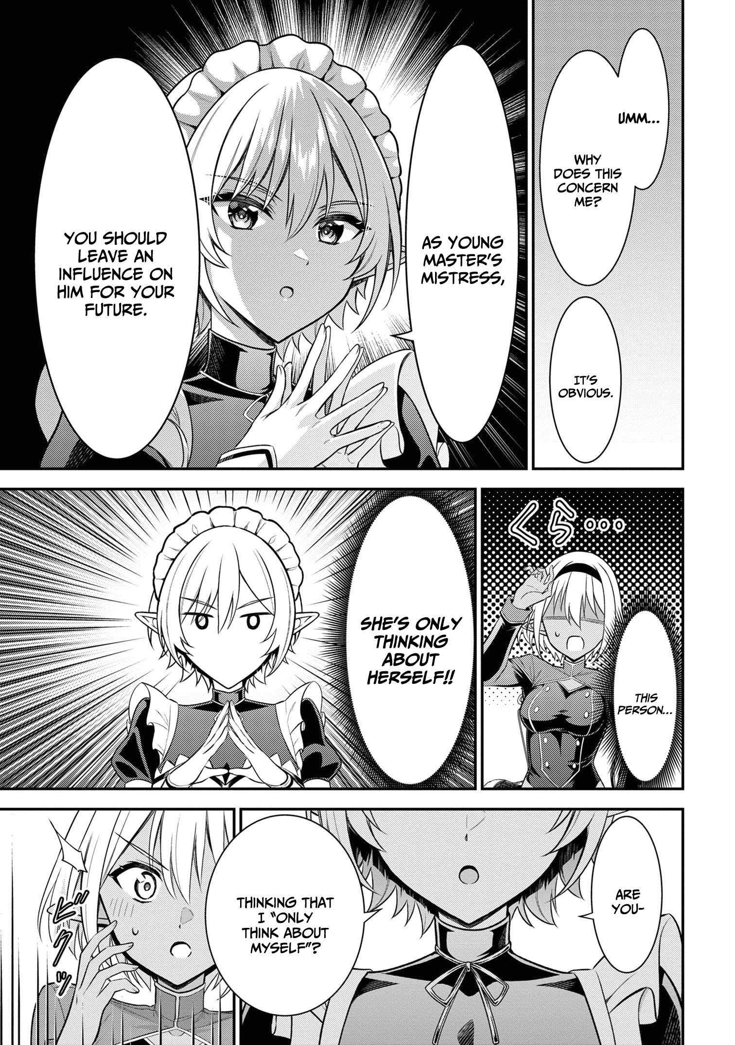 Kuro No Senki Ii: Isekai Teni Shita Boku Ga Saikyou Na No Wa Bed No Ue Dake No You Desu - Vol.2 Chapter 6.1: Fake Maid