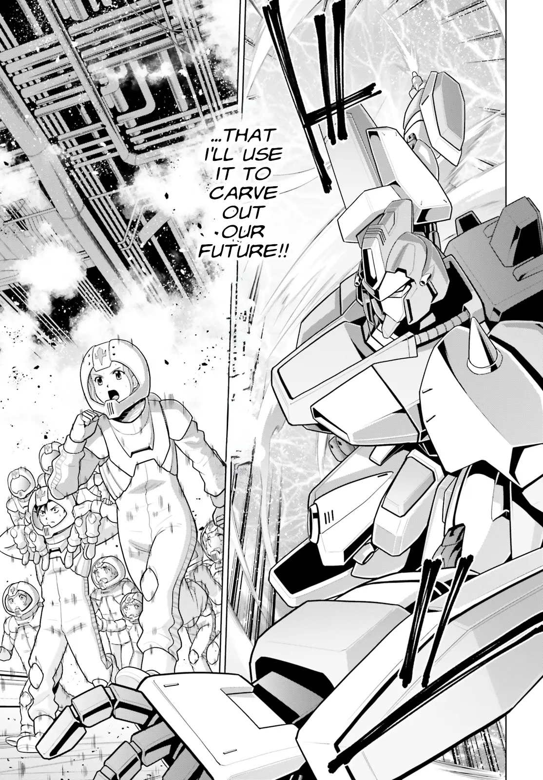 Mobile Suit Gundam F90 Cluster - Chapter 2: Red Mobile Weapon