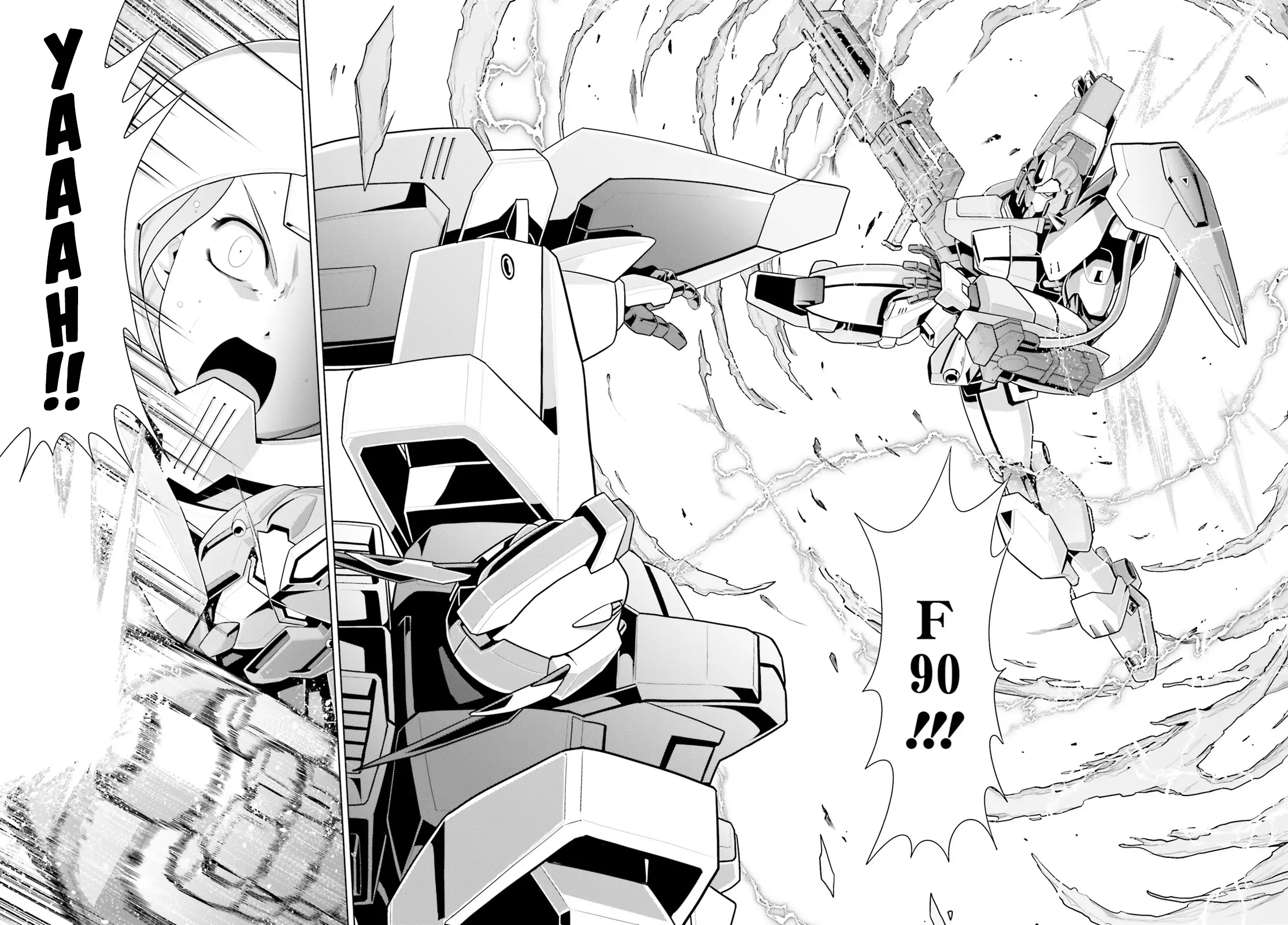 Mobile Suit Gundam F90 Cluster - Chapter 2: Red Mobile Weapon