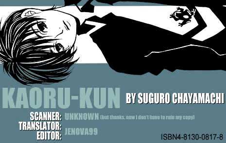 Kaorukun - Vol.1 Chapter 3 : Shuu Part 1