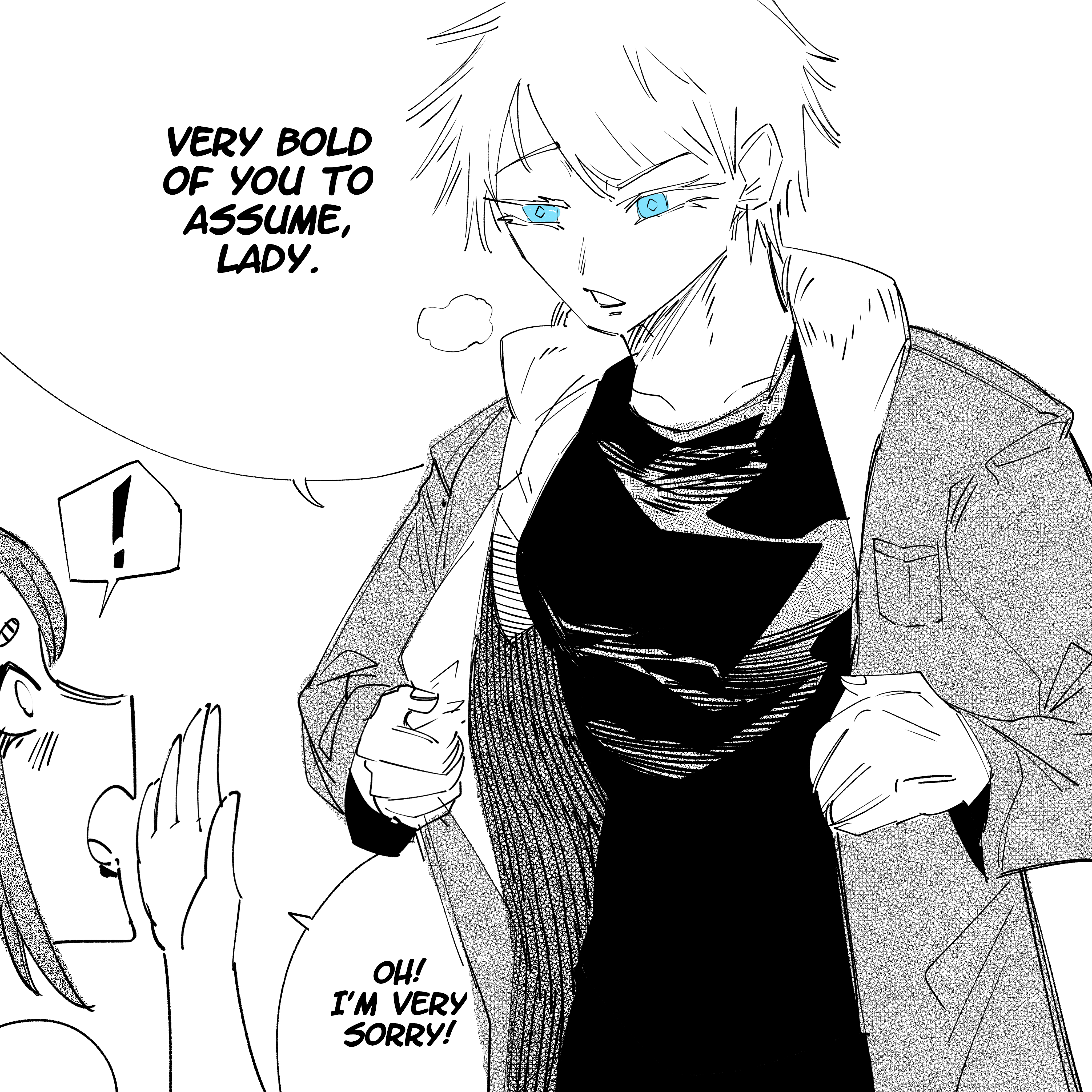 My New Girlfriend Is Not Human? - Vol.1 Chapter 41.5: Side Story : Blue Eyes