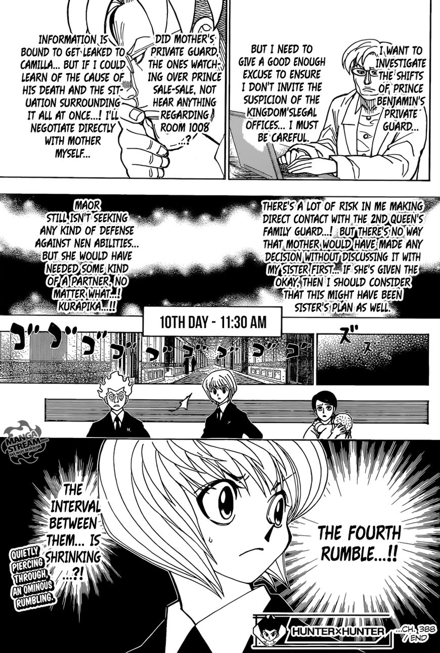 Hunter X Hunter - Vol.30 Chapter 388 : Vol 30