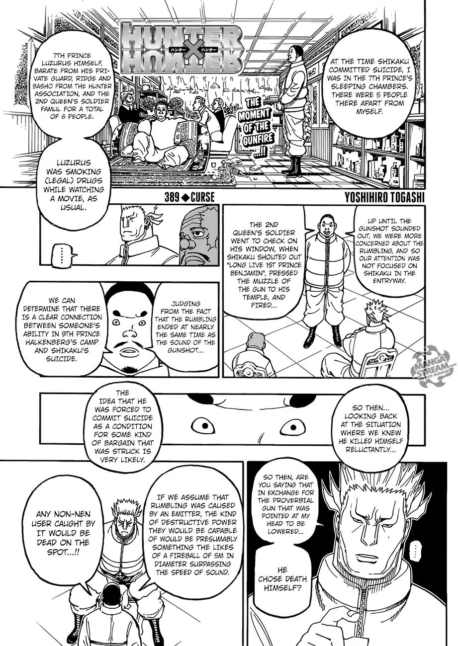 Hunter X Hunter - Chapter 389: Curse