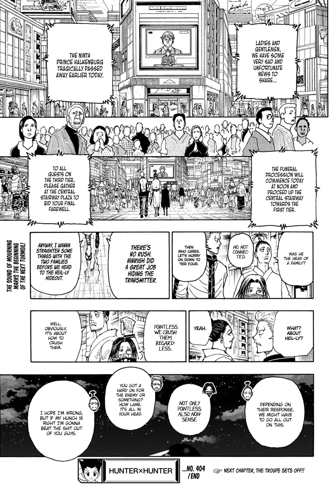 Hunter X Hunter - Chapter 404: Speculation