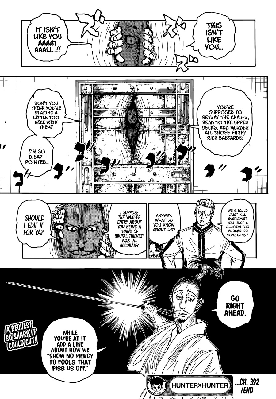 Hunter X Hunter - Chapter 392: Information