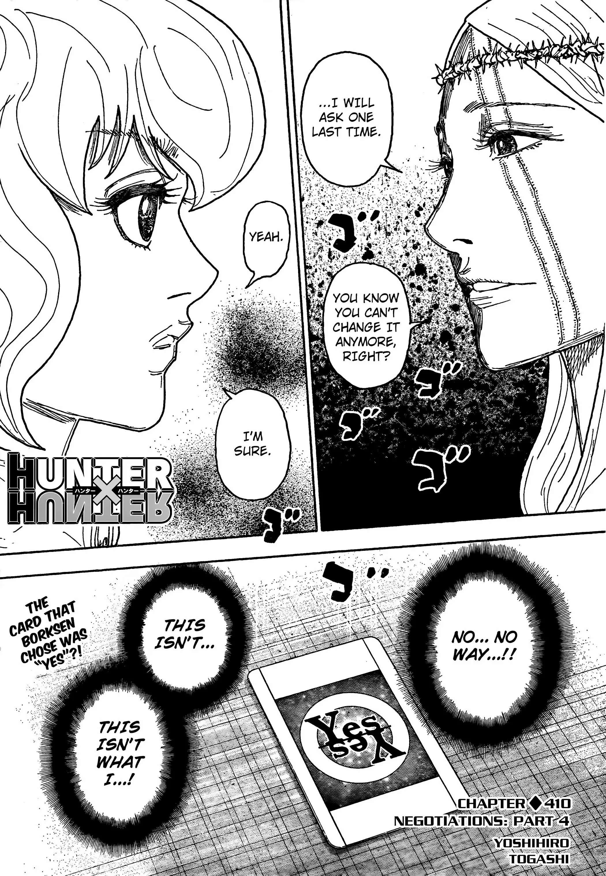 Hunter X Hunter - Chapter 410