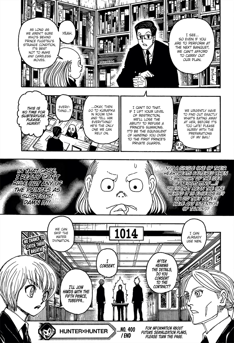 Hunter X Hunter - Chapter 400: Concealed