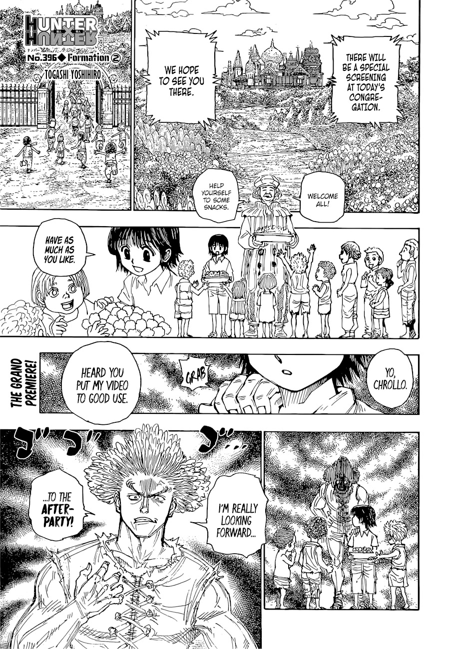 Hunter X Hunter - Chapter 396: Formation ②