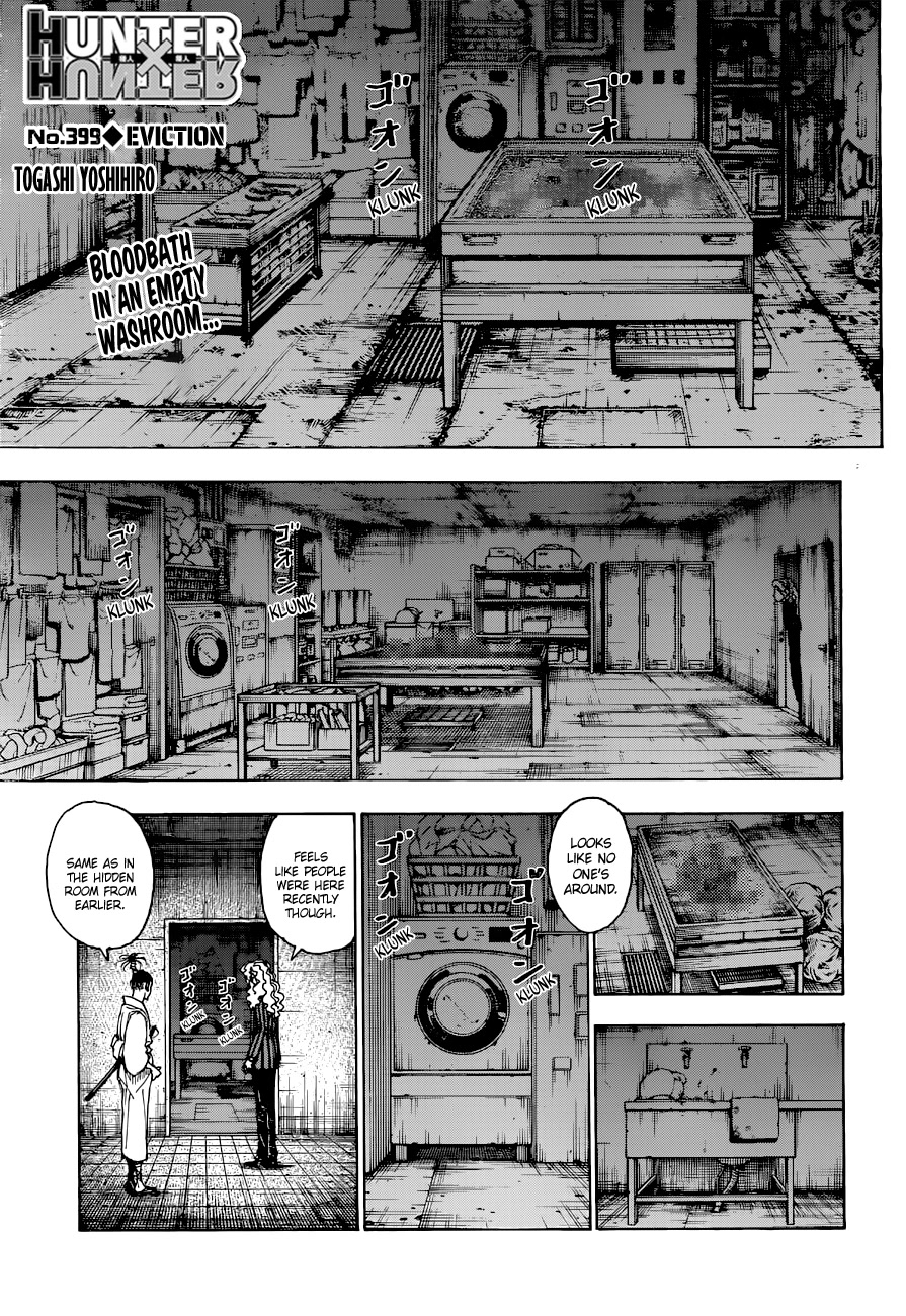 Hunter X Hunter - Chapter 399: Eviction