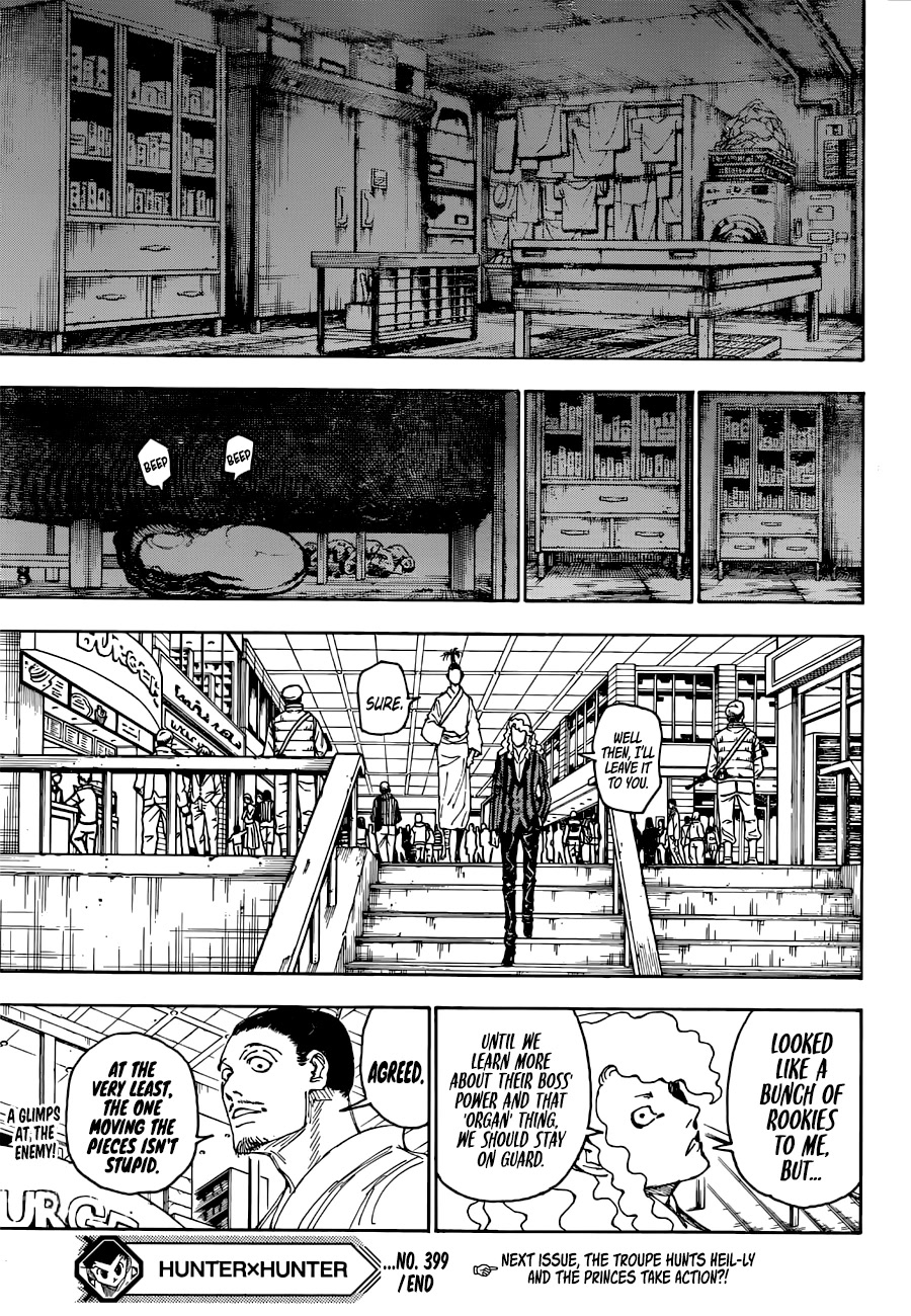 Hunter X Hunter - Chapter 399: Eviction