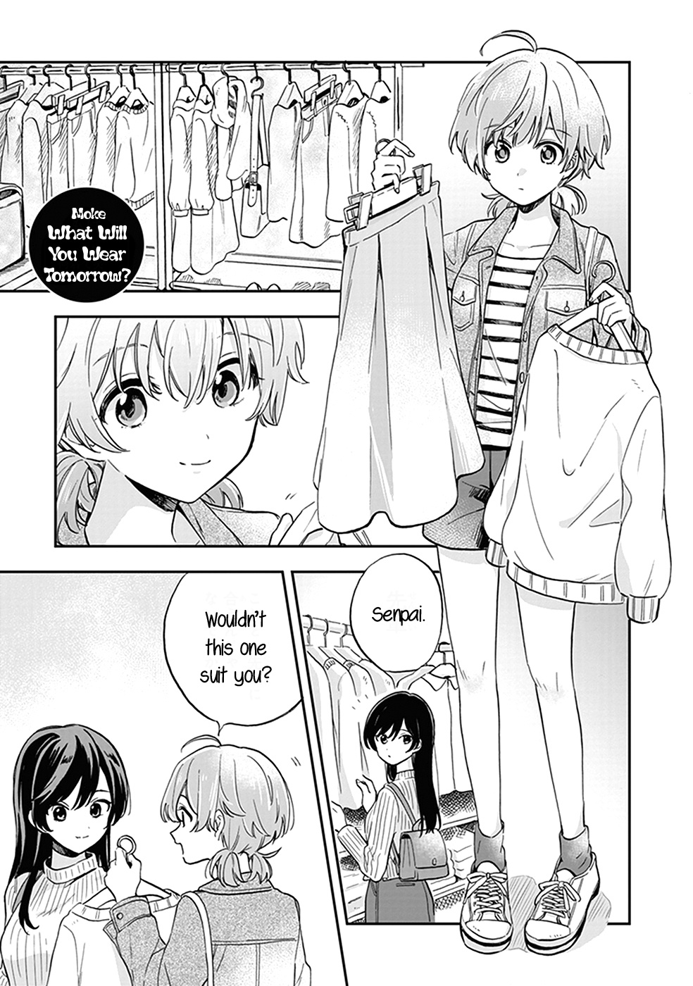 Bloom Into You: Official Comic Anthology - Chapter 9: What Will You Wear Tomorrow?