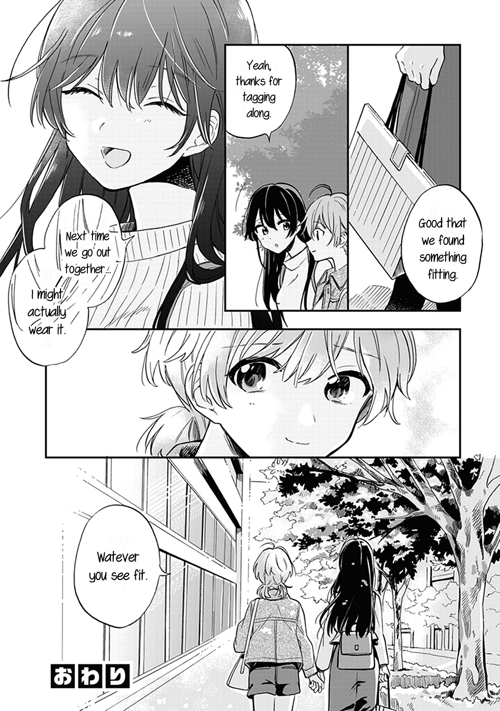 Bloom Into You: Official Comic Anthology - Chapter 9: What Will You Wear Tomorrow?