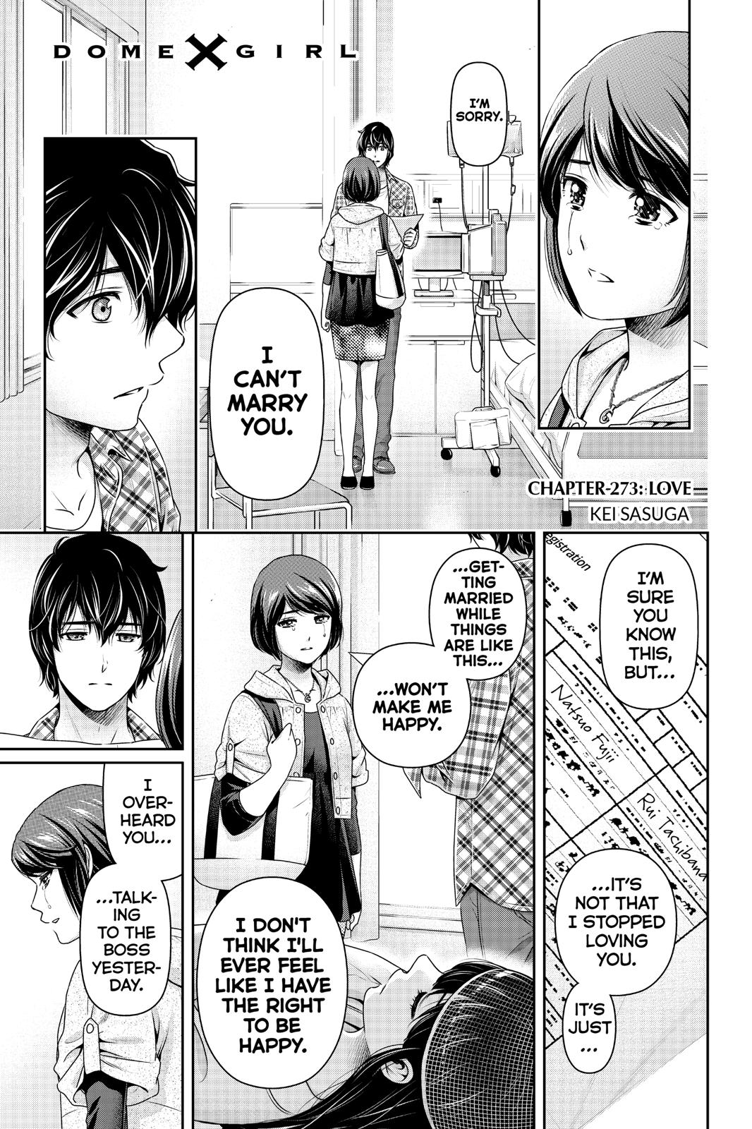 Domestic Na Kanojo - Chapter 273