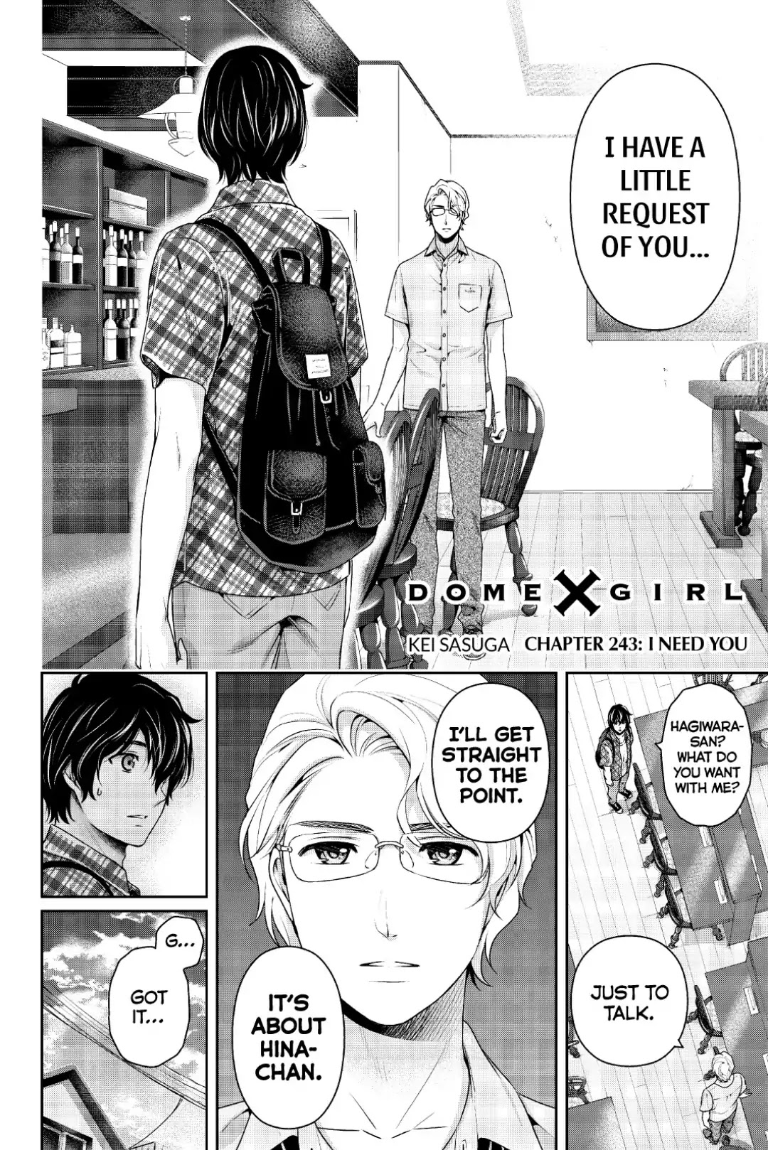 Domestic Na Kanojo - Chapter 243: I Need You