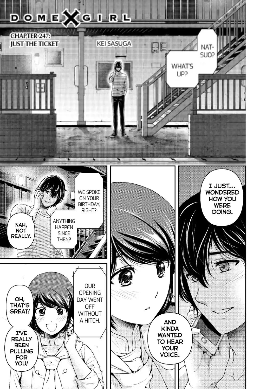 Domestic Na Kanojo - Chapter 247: Just The Ticket