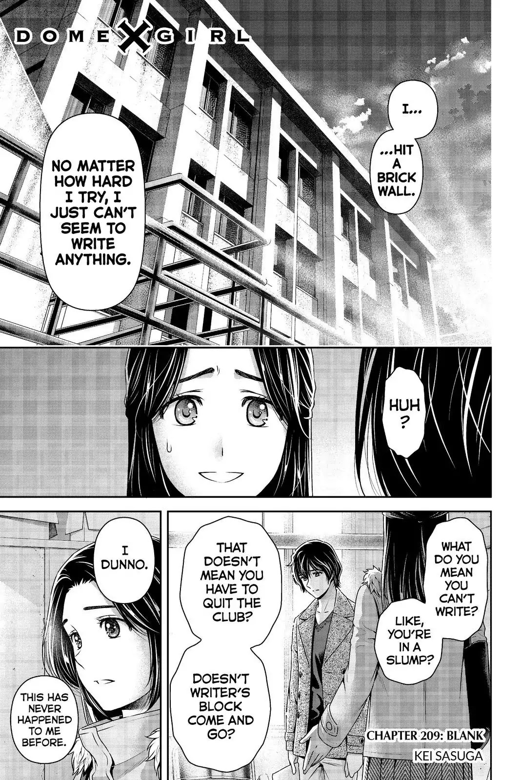 Domestic Na Kanojo - Chapter 209: Blank