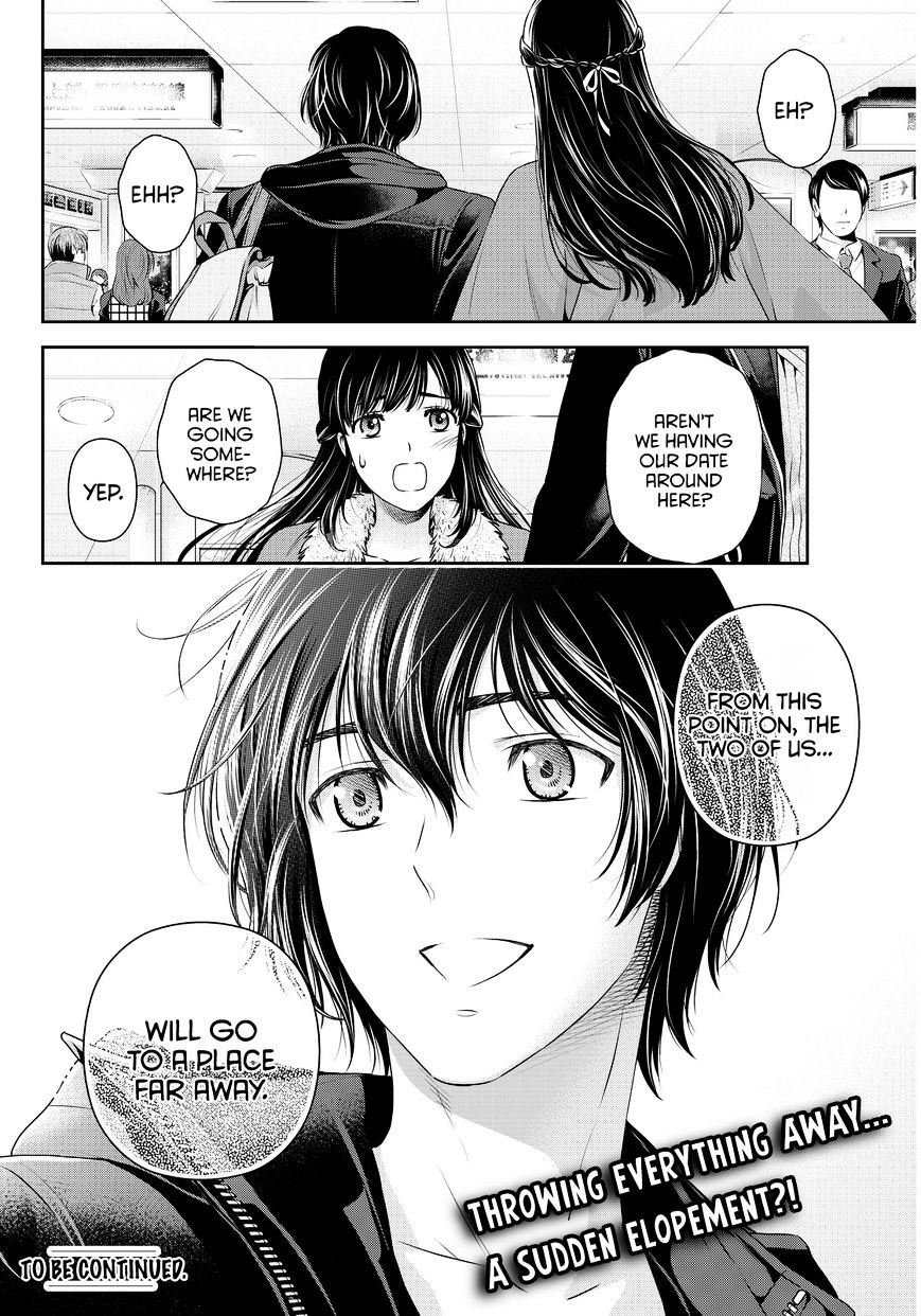 Domestic Na Kanojo - Chapter 60 : Elopement