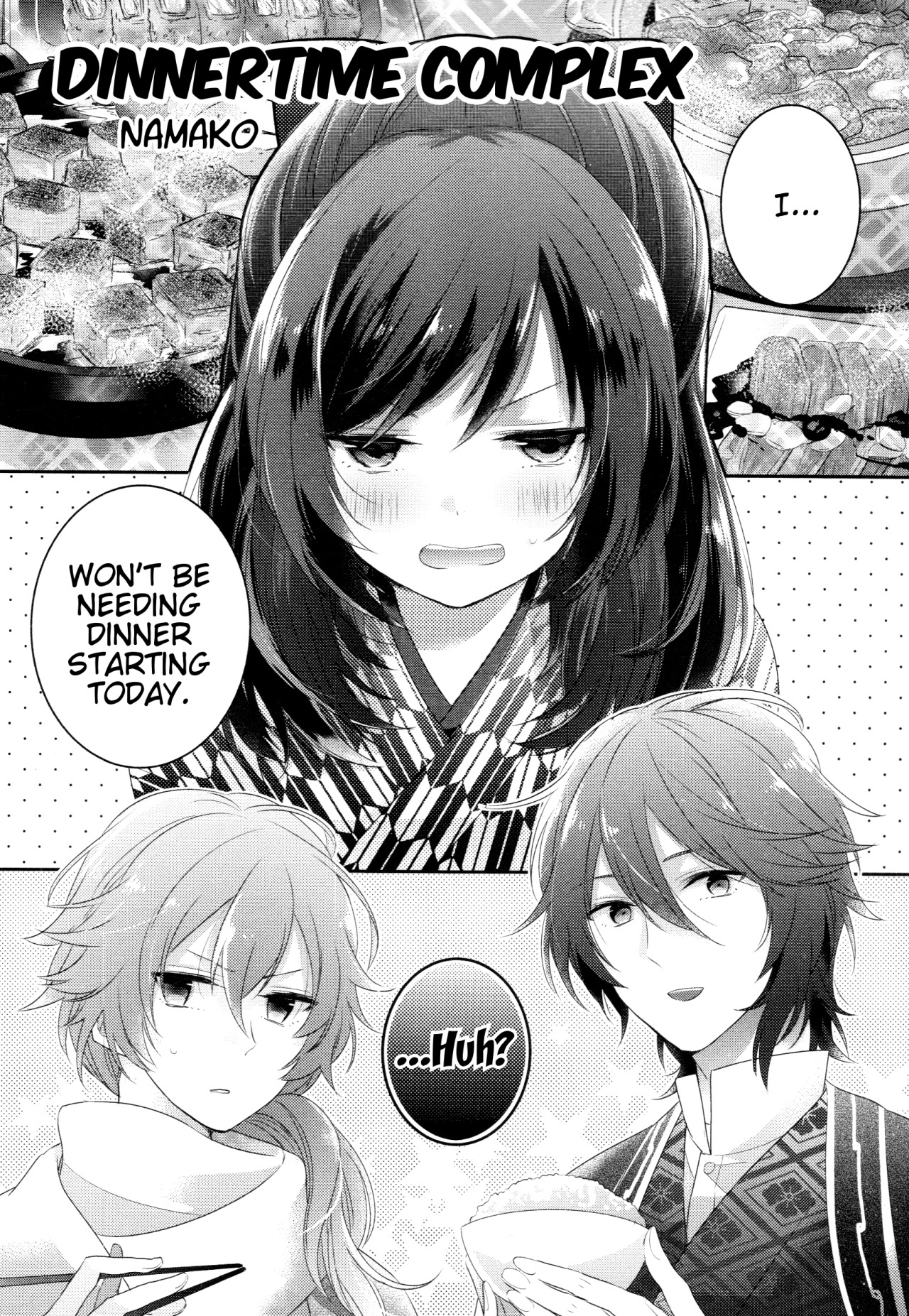 Meiji Tokyo Renka - Moonlight Memories (Anthology) - Vol.1 Chapter 1: Dinnertime Complex (Namako)