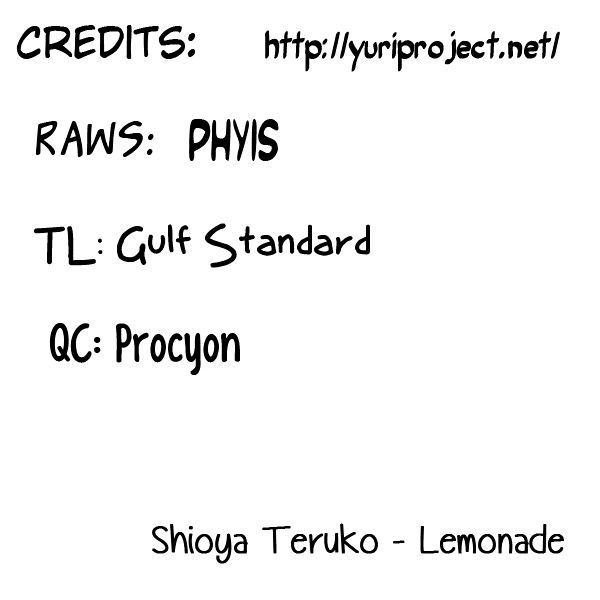 Lemonade (Shioya Teruko) - Vol.1 Chapter 9