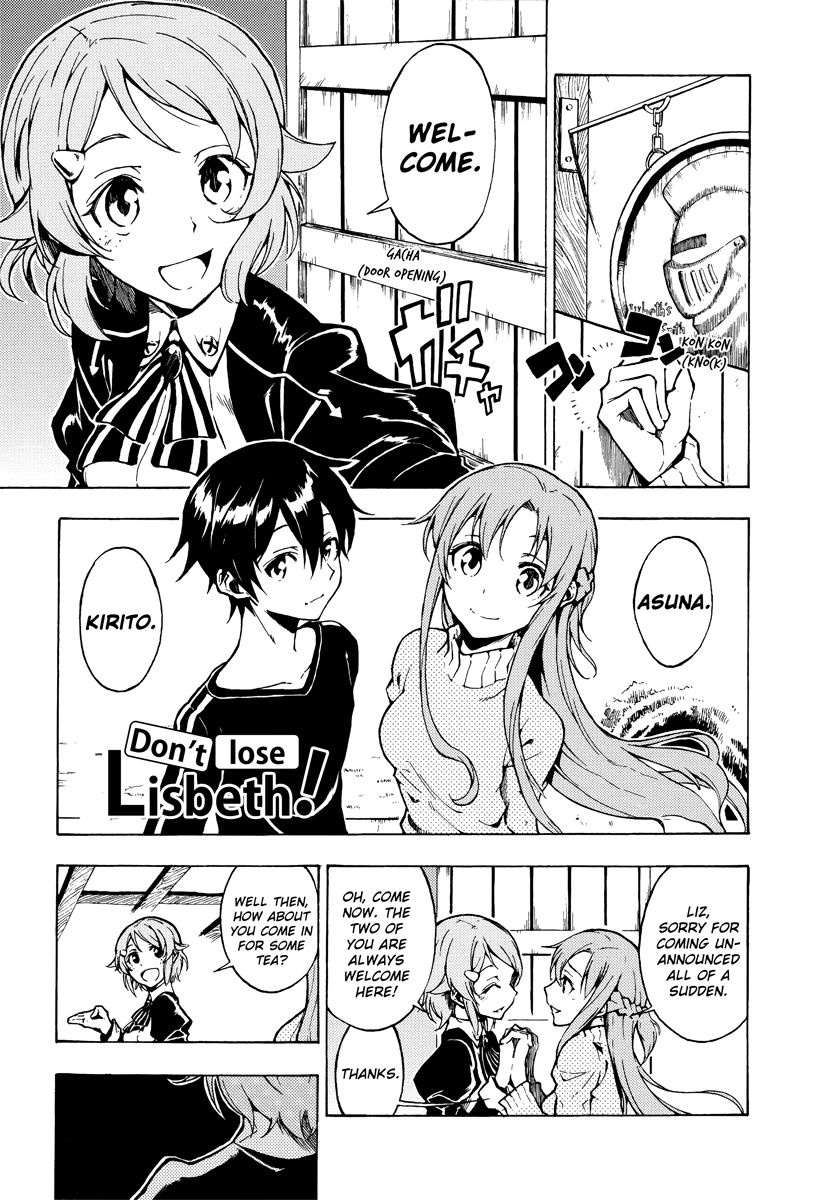 Sword Art Online Comic Anthology - Chapter 3 : Don T Lose, Lisbeth!