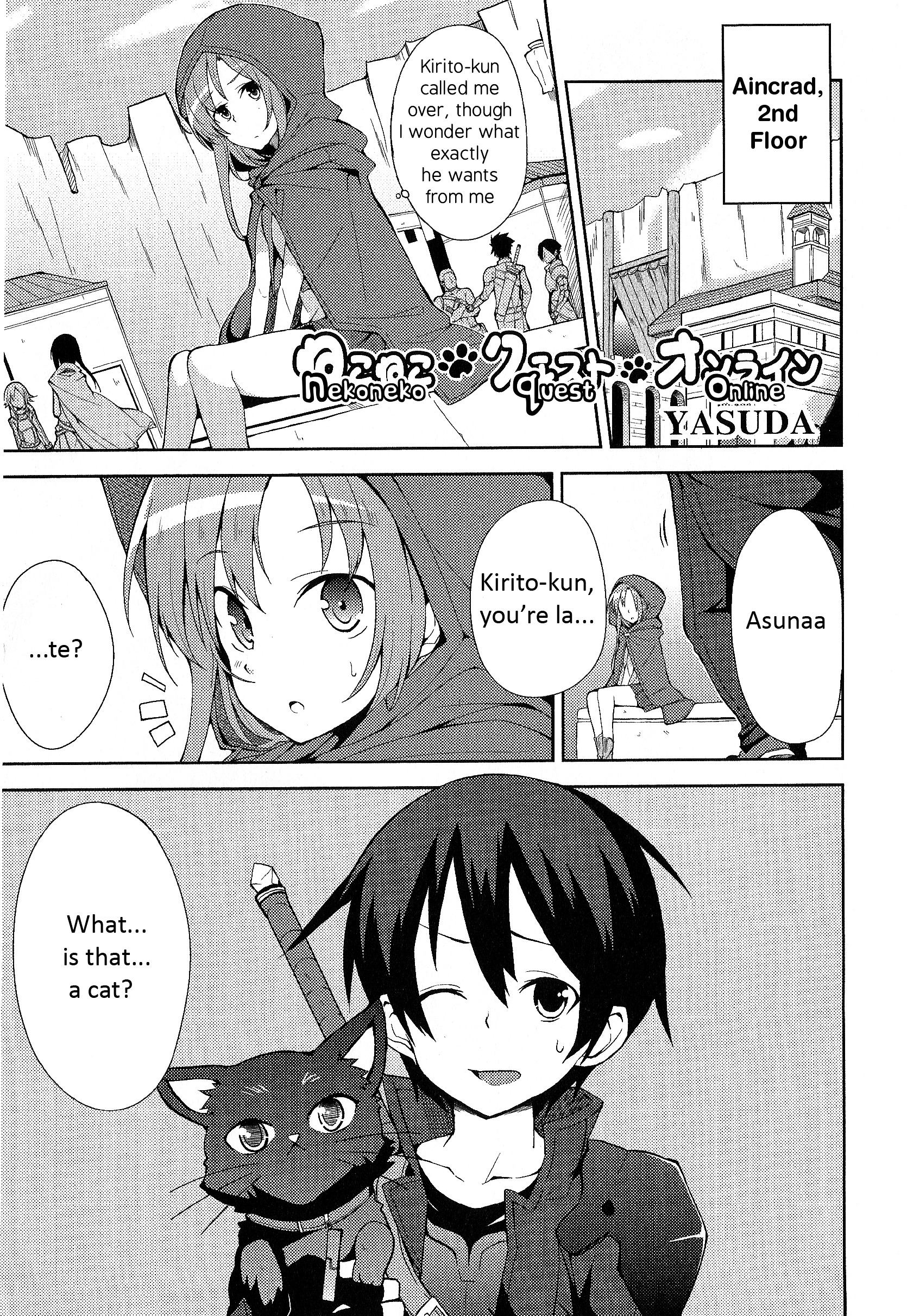 Sword Art Online Comic Anthology - Vol.1 Chapter 8 : Nekoneko Quest Online