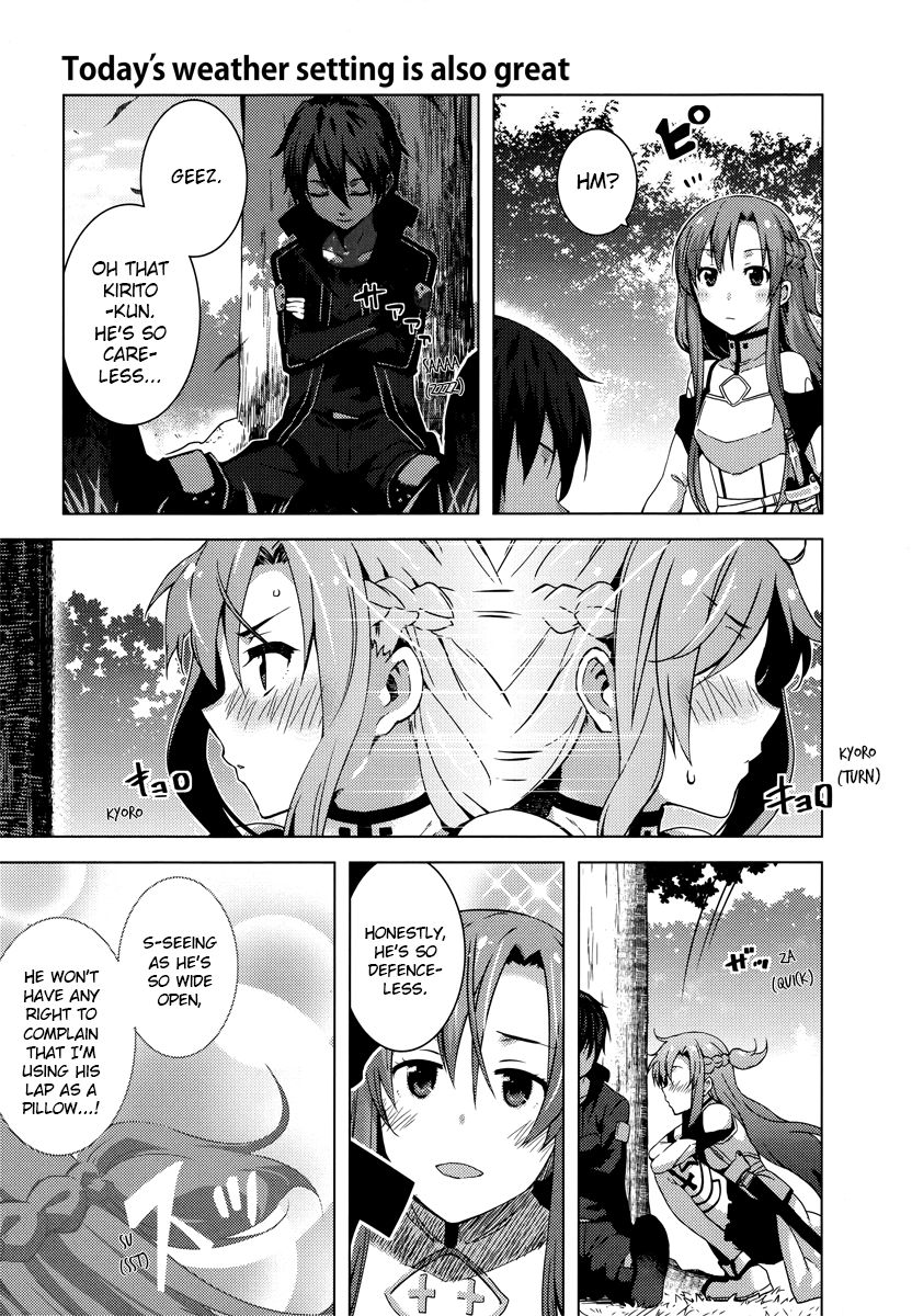 Sword Art Online Comic Anthology - Chapter 5 : Today S Weather Setting Is Also Great