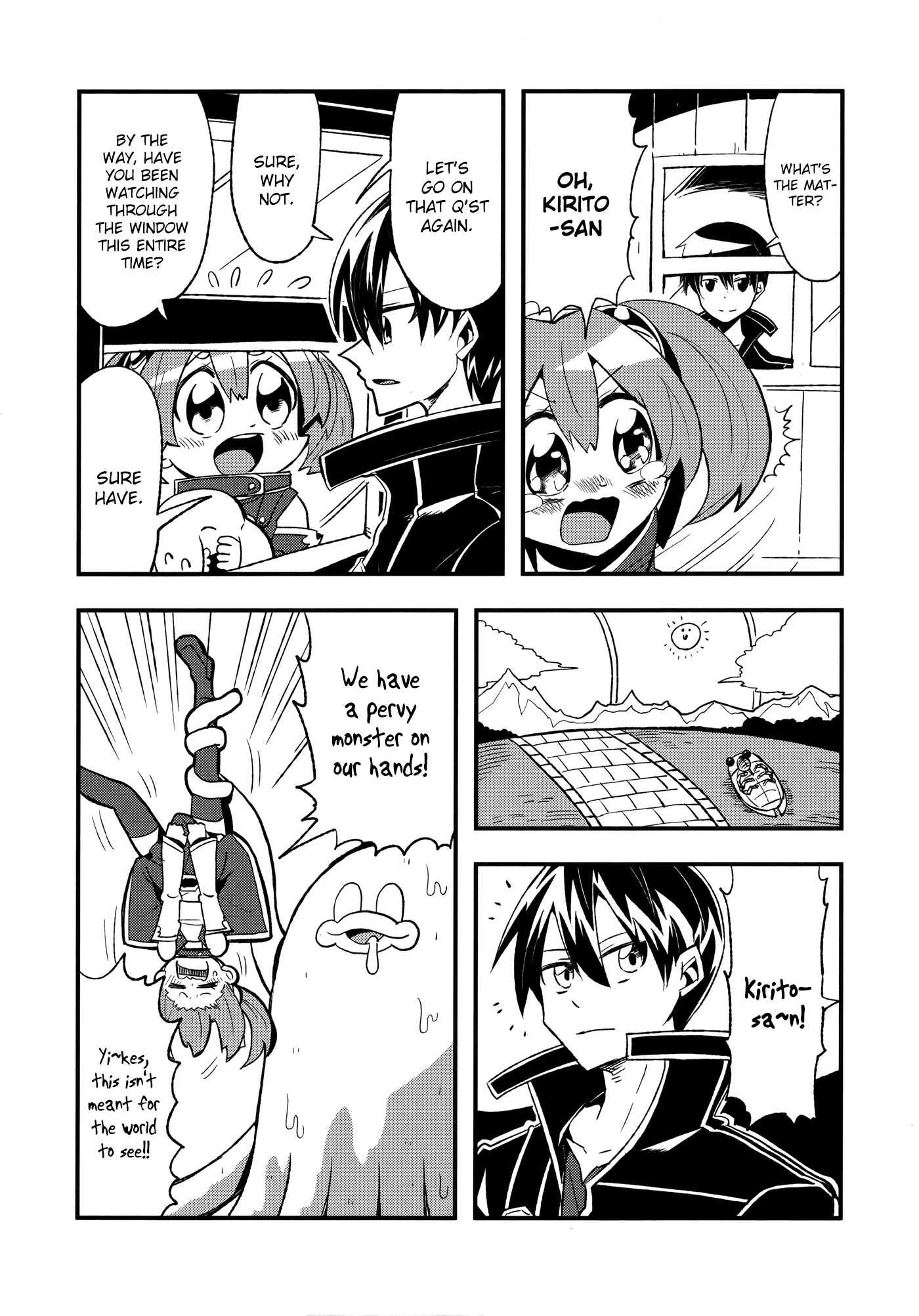 Sword Art Online Comic Anthology - Vol.2 Chapter 11: Yours Faithfully, The Black Swordsman