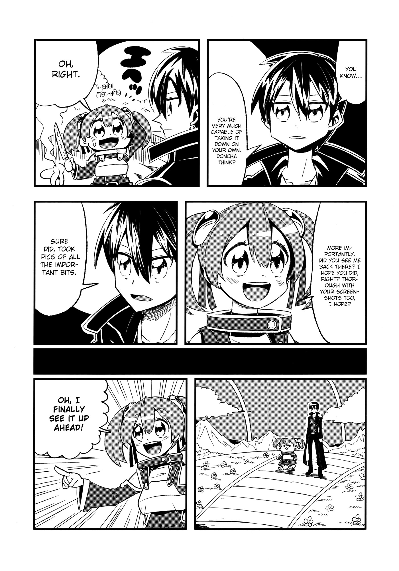 Sword Art Online Comic Anthology - Vol.2 Chapter 11: Yours Faithfully, The Black Swordsman