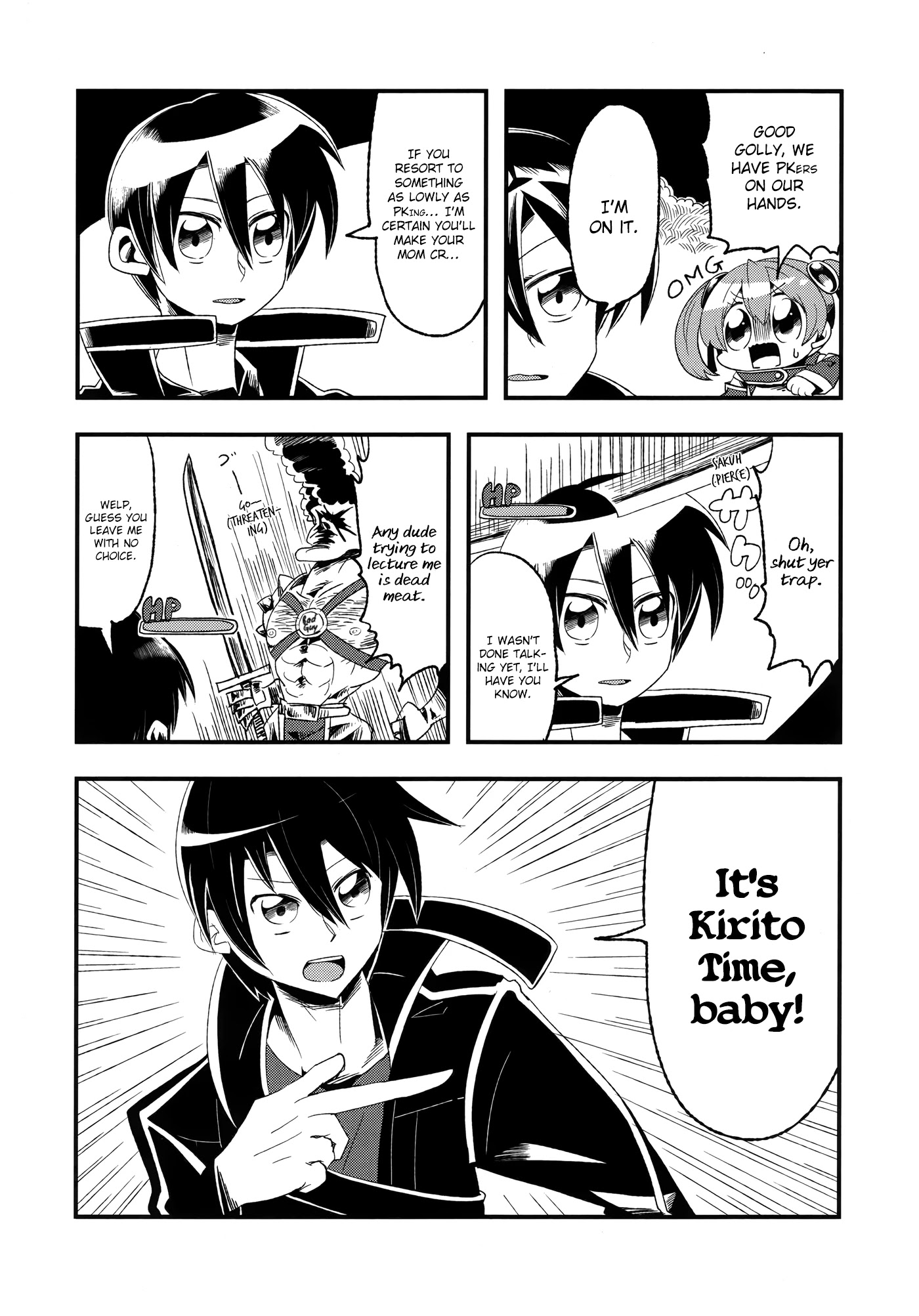 Sword Art Online Comic Anthology - Vol.2 Chapter 11: Yours Faithfully, The Black Swordsman