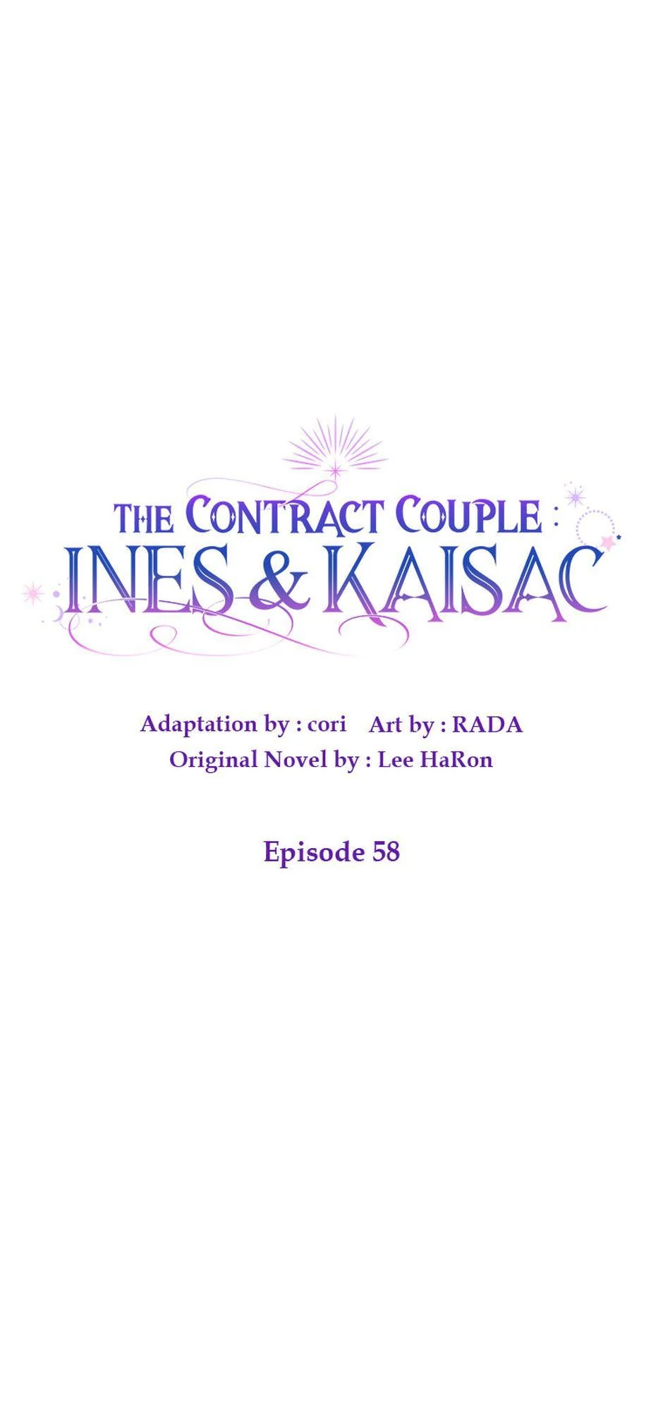 The Contract Couple: Ines & Kaisac - Chapter 58