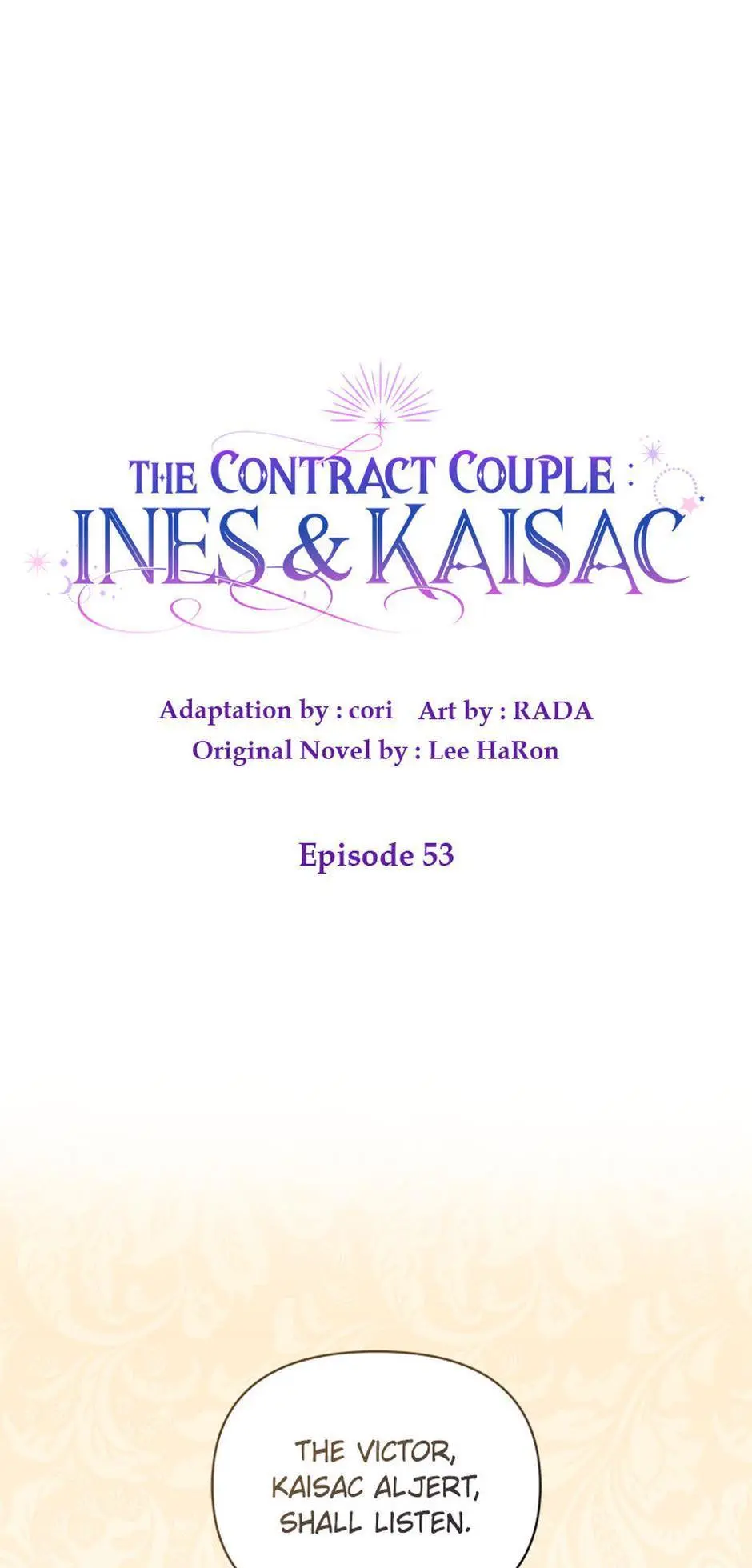 The Contract Couple: Ines & Kaisac - Chapter 53