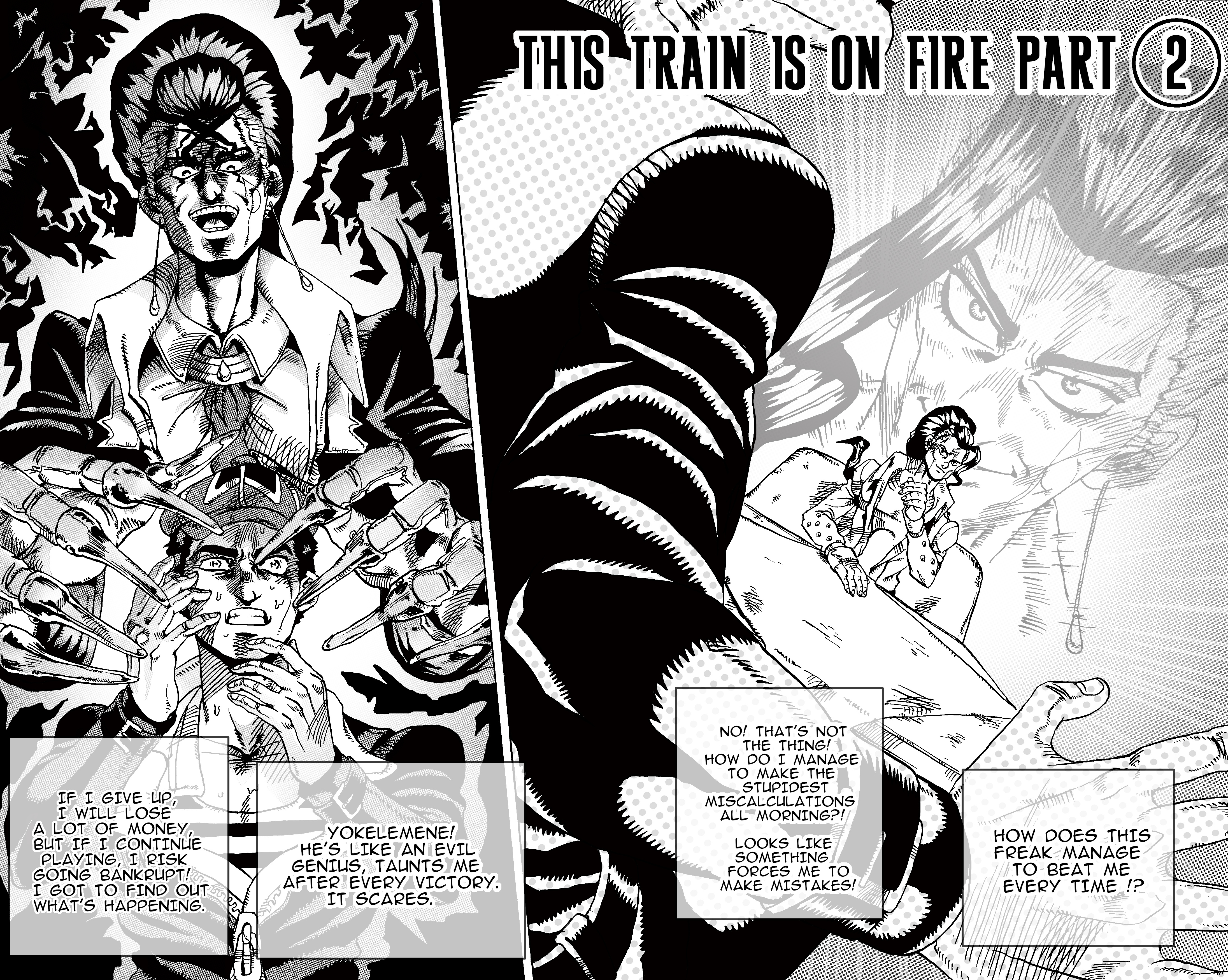 Jojo's Bizarre Adventure: Moscow Calling (Doujinshi) - Vol.1 Chapter 7: This Train Is On Fire Part 2