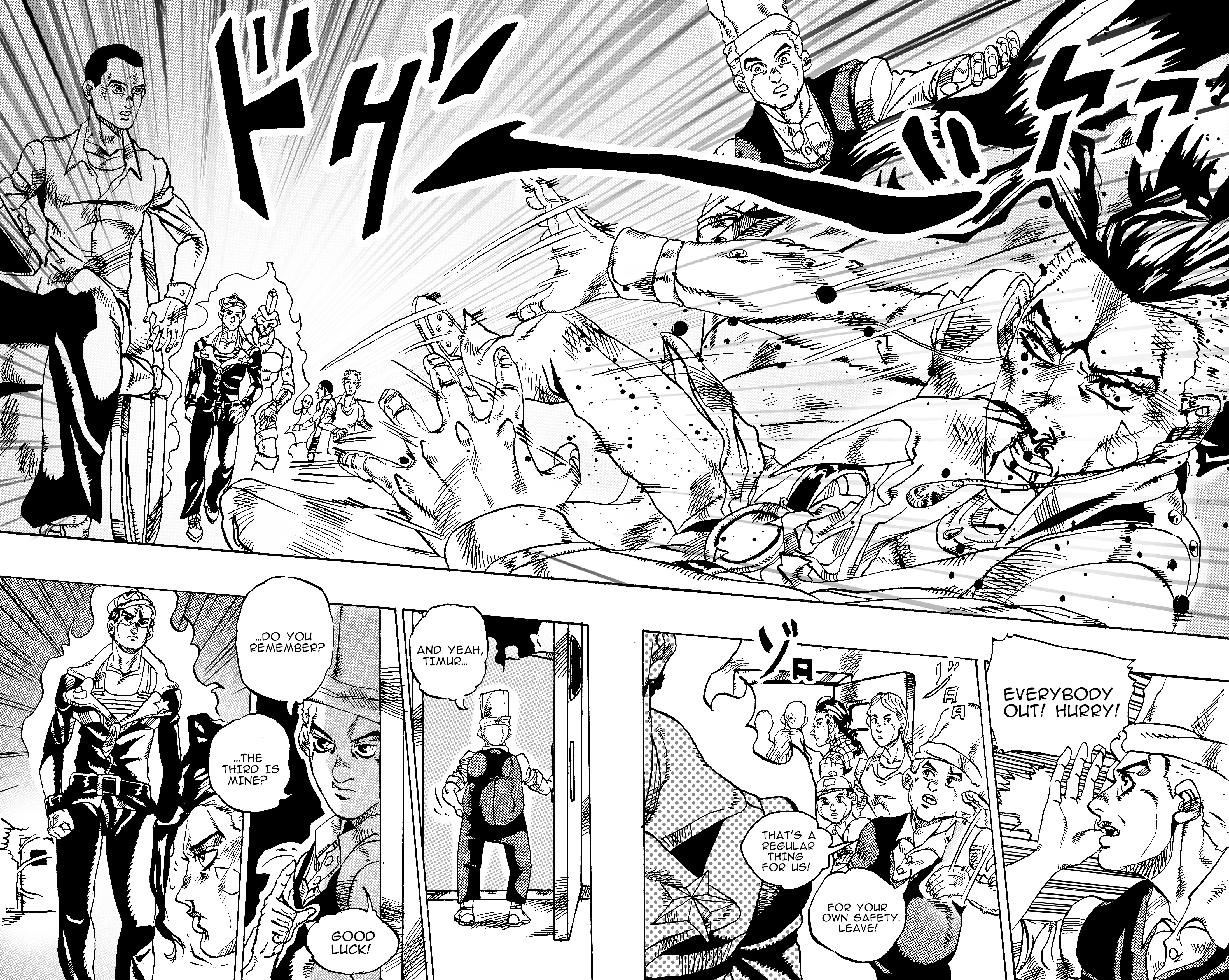 Jojo's Bizarre Adventure: Moscow Calling (Doujinshi) - Vol.1 Chapter 7: This Train Is On Fire Part 2