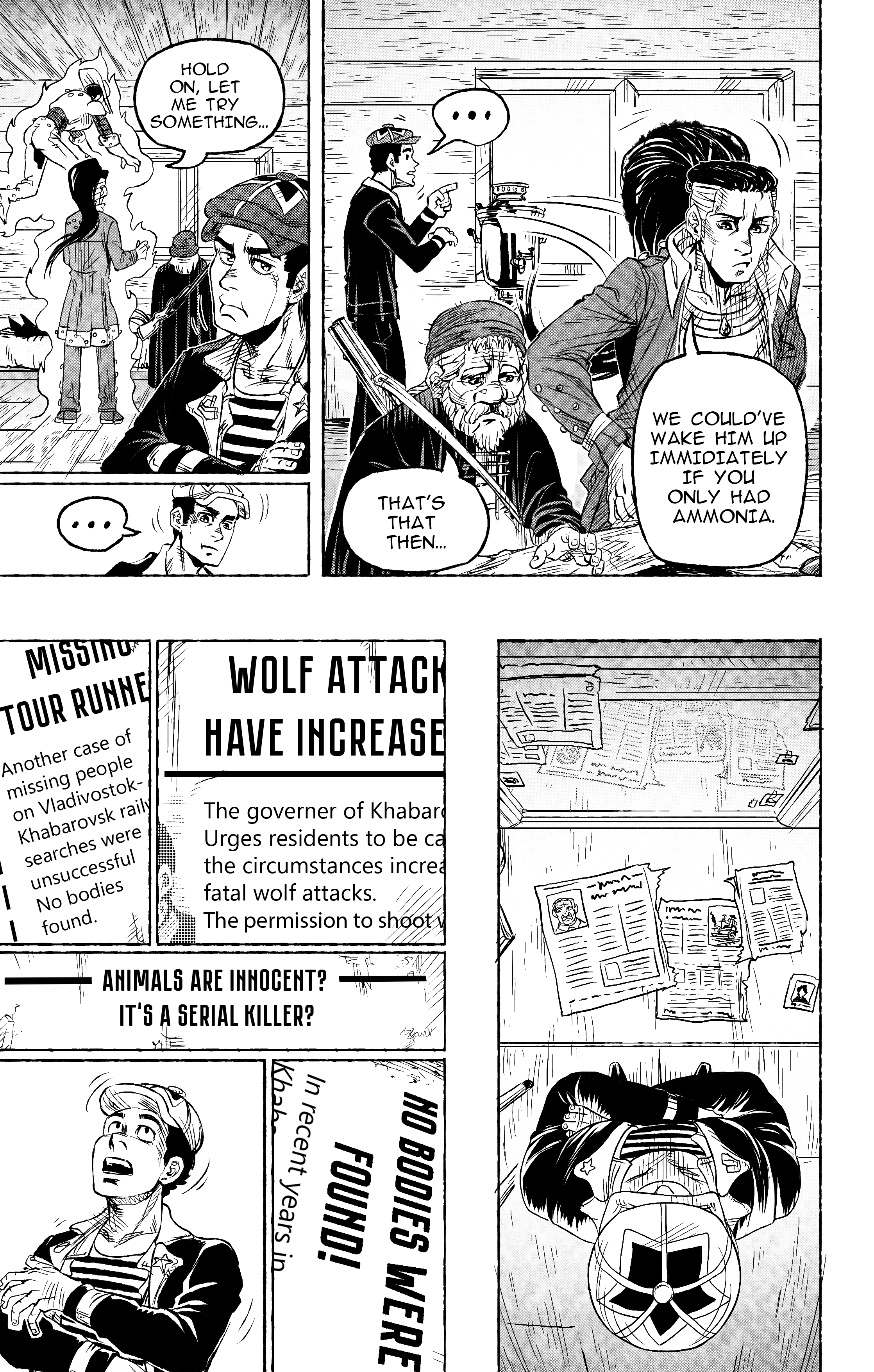 Jojo's Bizarre Adventure: Moscow Calling (Doujinshi) - Vol.2 Chapter 14: Hunt For Wolves Part 3