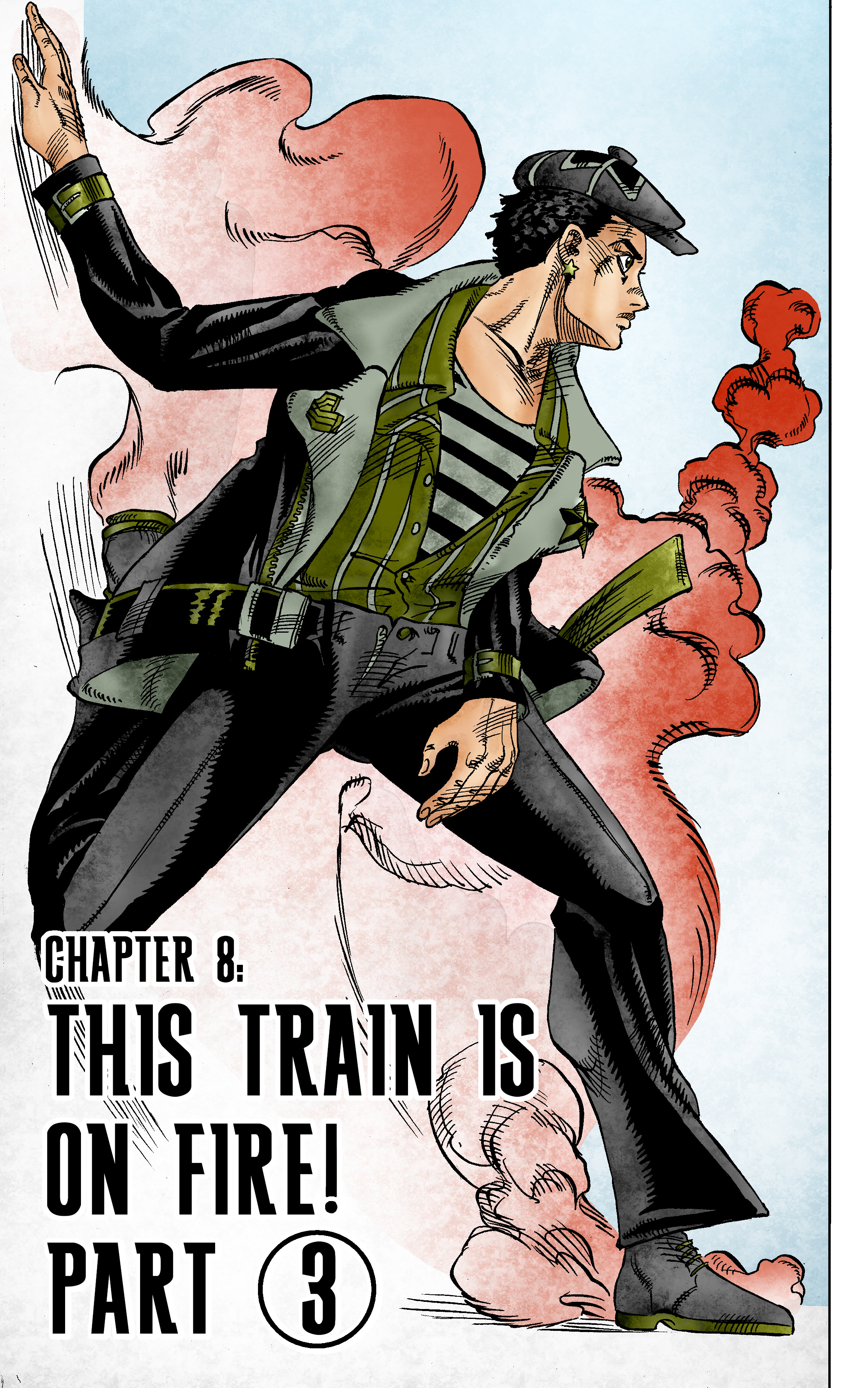 Jojo's Bizarre Adventure: Moscow Calling (Doujinshi) - Vol.2 Chapter 8: This Train Is On Fire Part 3