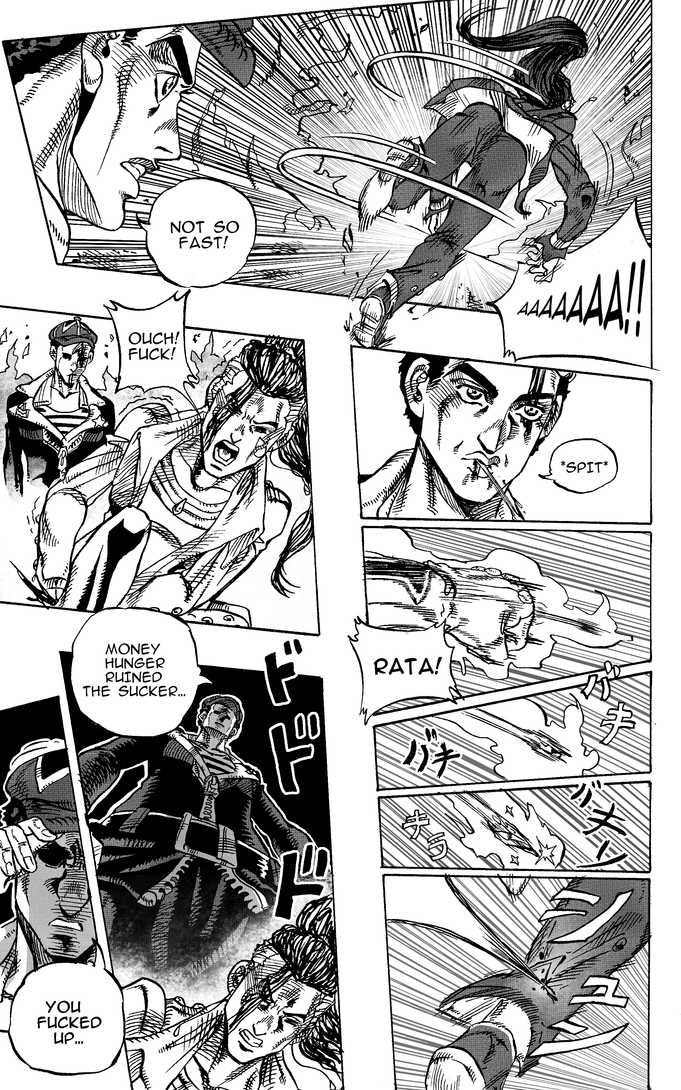 Jojo's Bizarre Adventure: Moscow Calling (Doujinshi) - Vol.2 Chapter 8: This Train Is On Fire Part 3