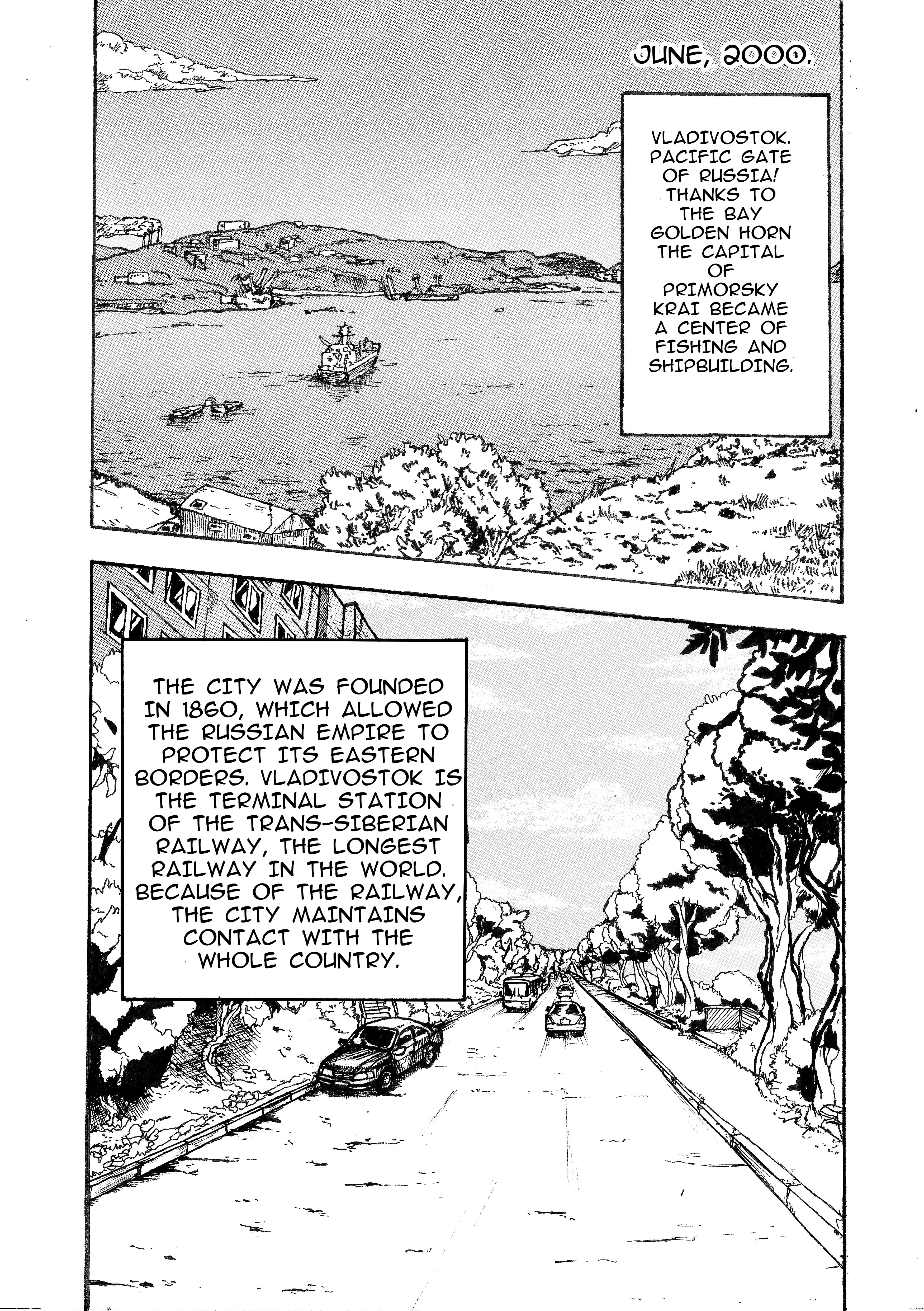 Jojo's Bizarre Adventure: Moscow Calling (Doujinshi) - Vol.1 Chapter 1: Vladivostok 2000 Part 1