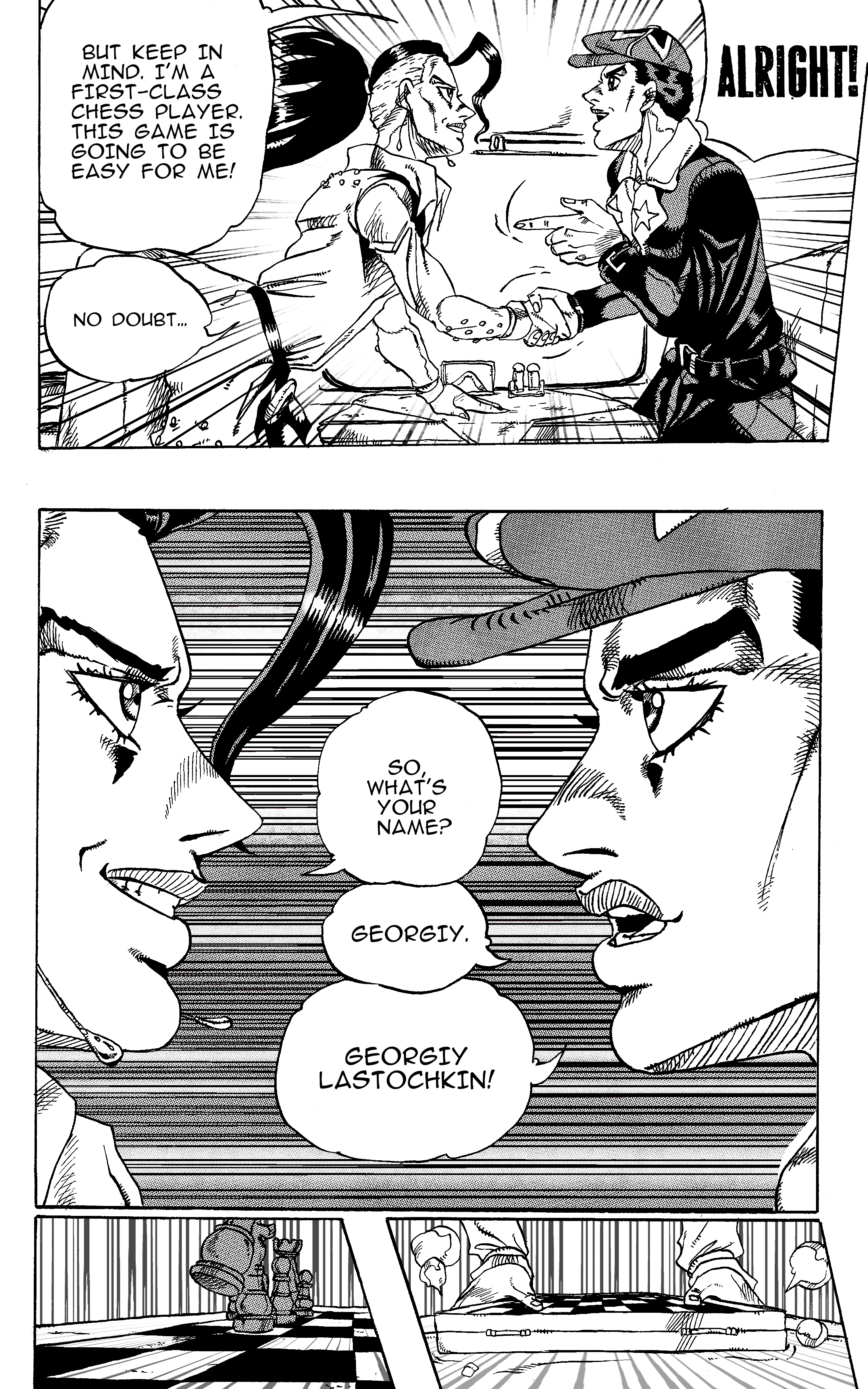 Jojo's Bizarre Adventure: Moscow Calling (Doujinshi) - Vol.1 Chapter 6: This Train Is On Fire Part 1