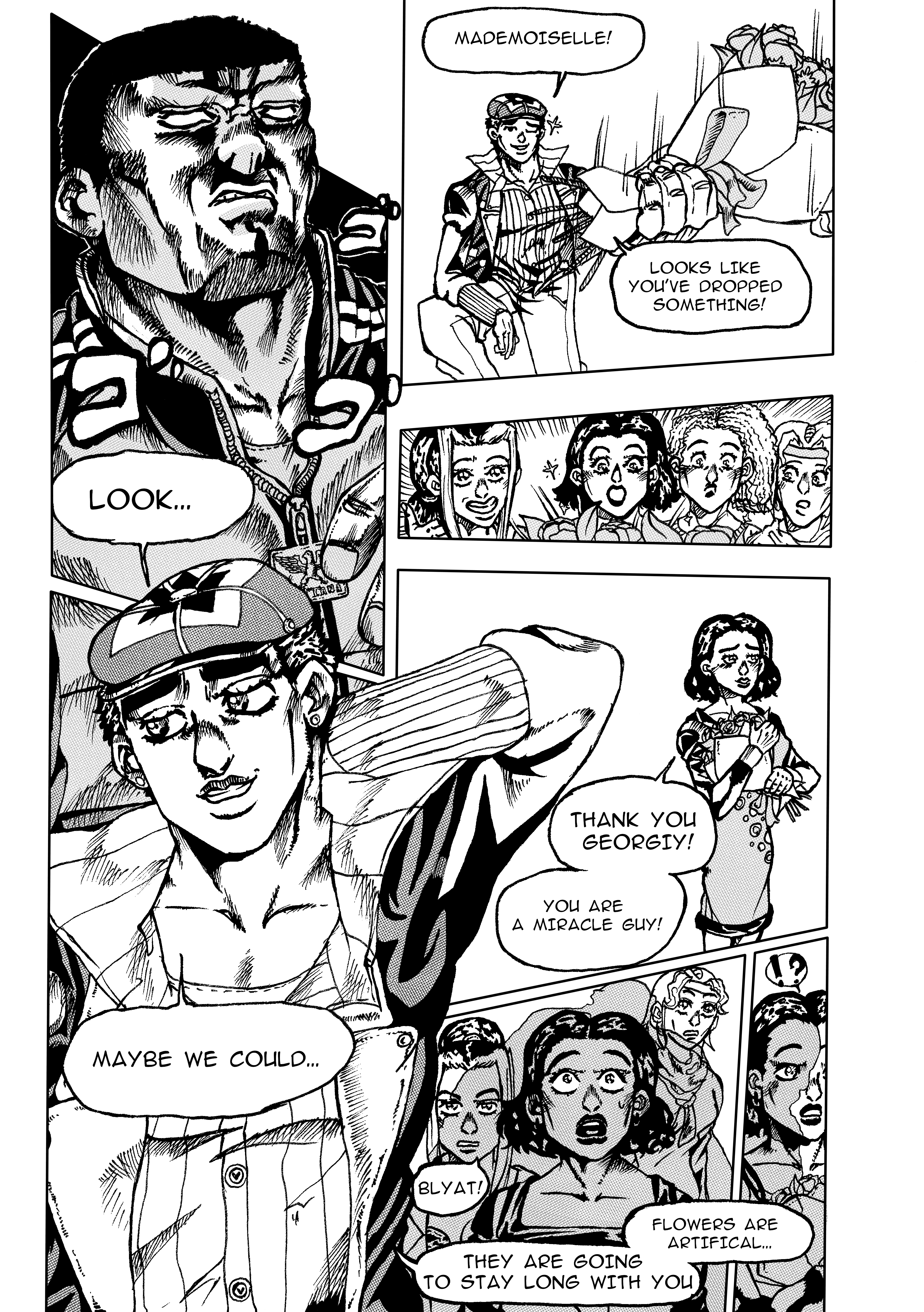 Jojo's Bizarre Adventure: Moscow Calling (Doujinshi) - Vol.1 Chapter 2: Vladivostok 2000 Part 2