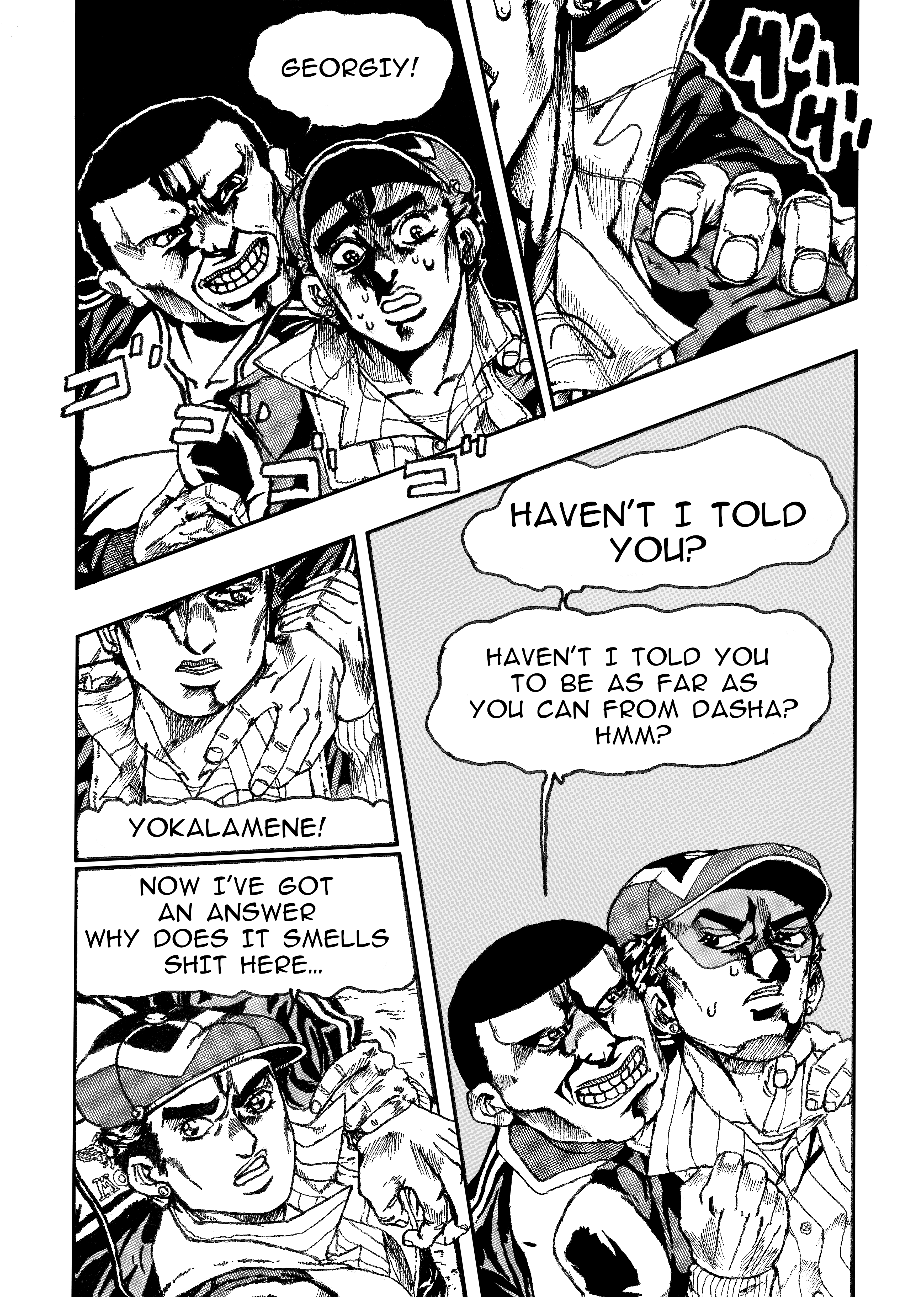 Jojo's Bizarre Adventure: Moscow Calling (Doujinshi) - Vol.1 Chapter 2: Vladivostok 2000 Part 2