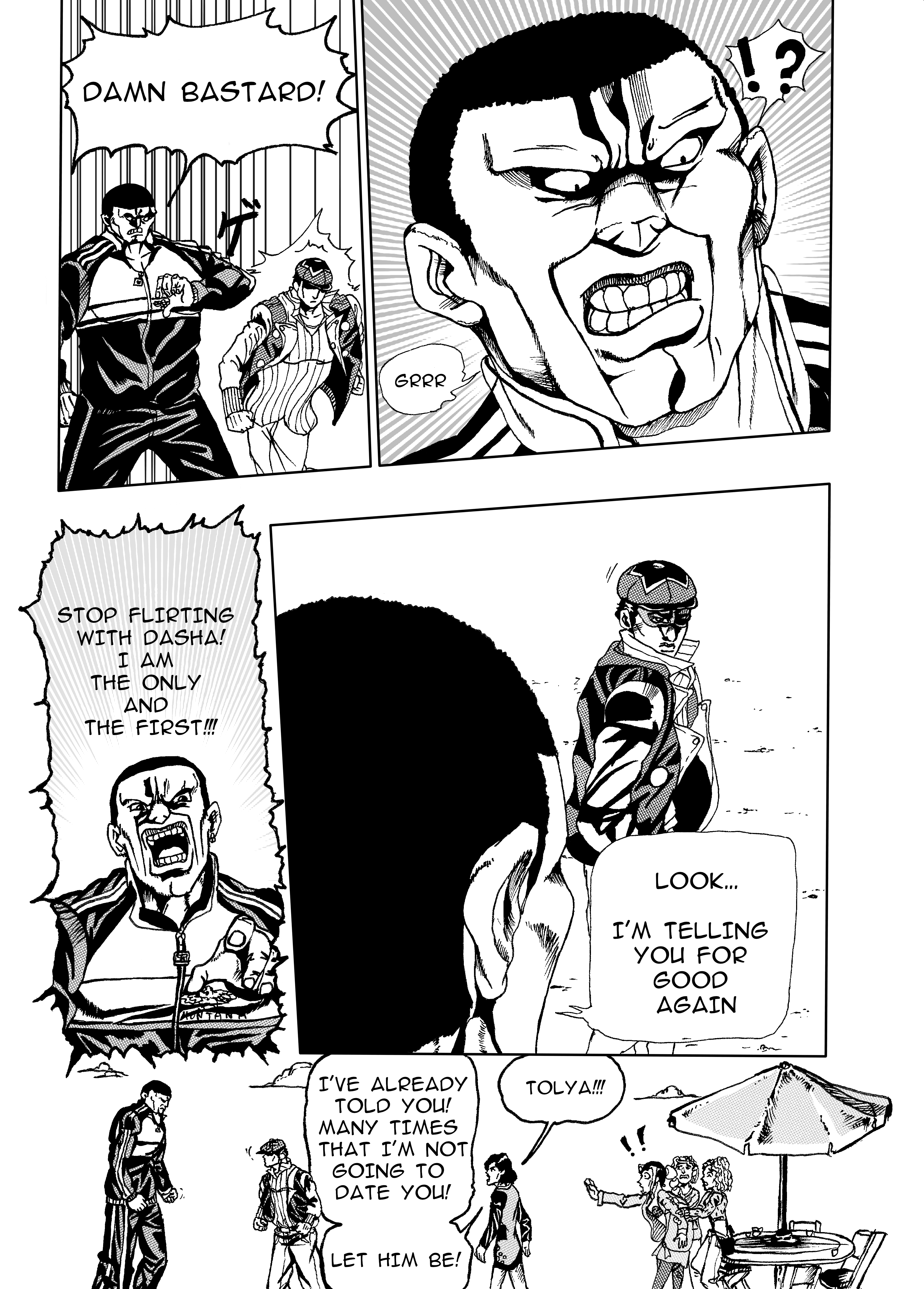 Jojo's Bizarre Adventure: Moscow Calling (Doujinshi) - Vol.1 Chapter 2: Vladivostok 2000 Part 2