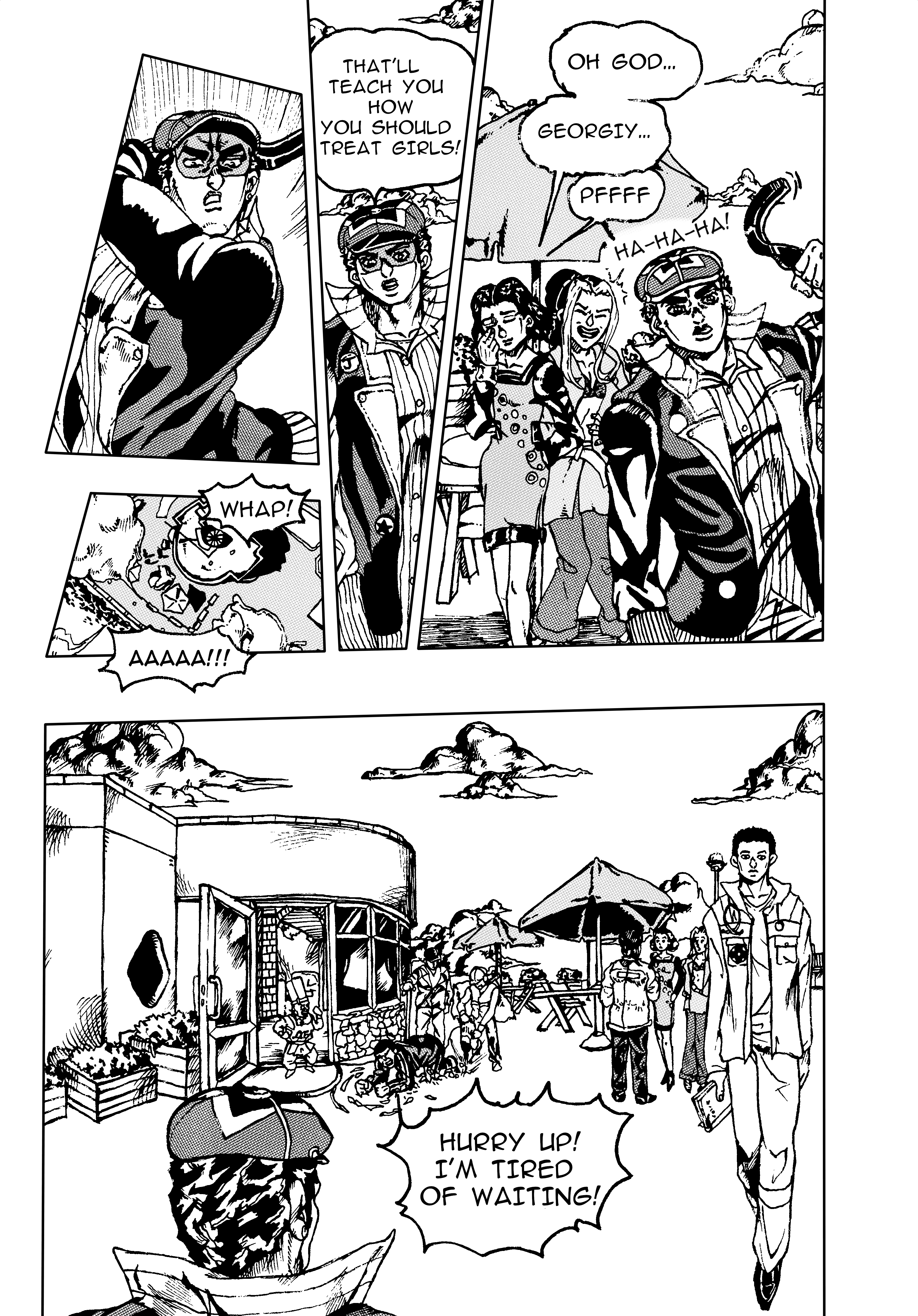 Jojo's Bizarre Adventure: Moscow Calling (Doujinshi) - Vol.1 Chapter 2: Vladivostok 2000 Part 2